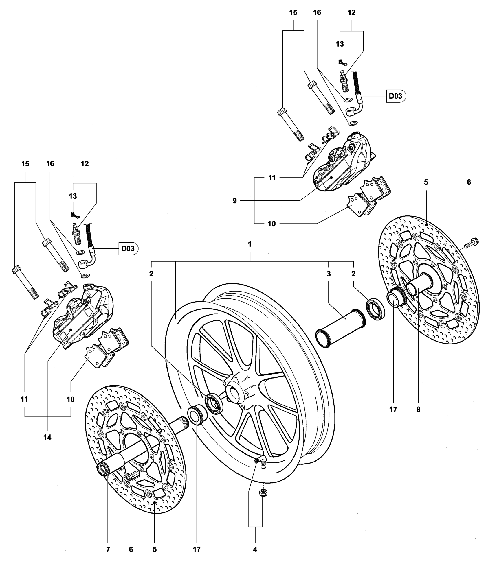 Front Wheel Assembly


