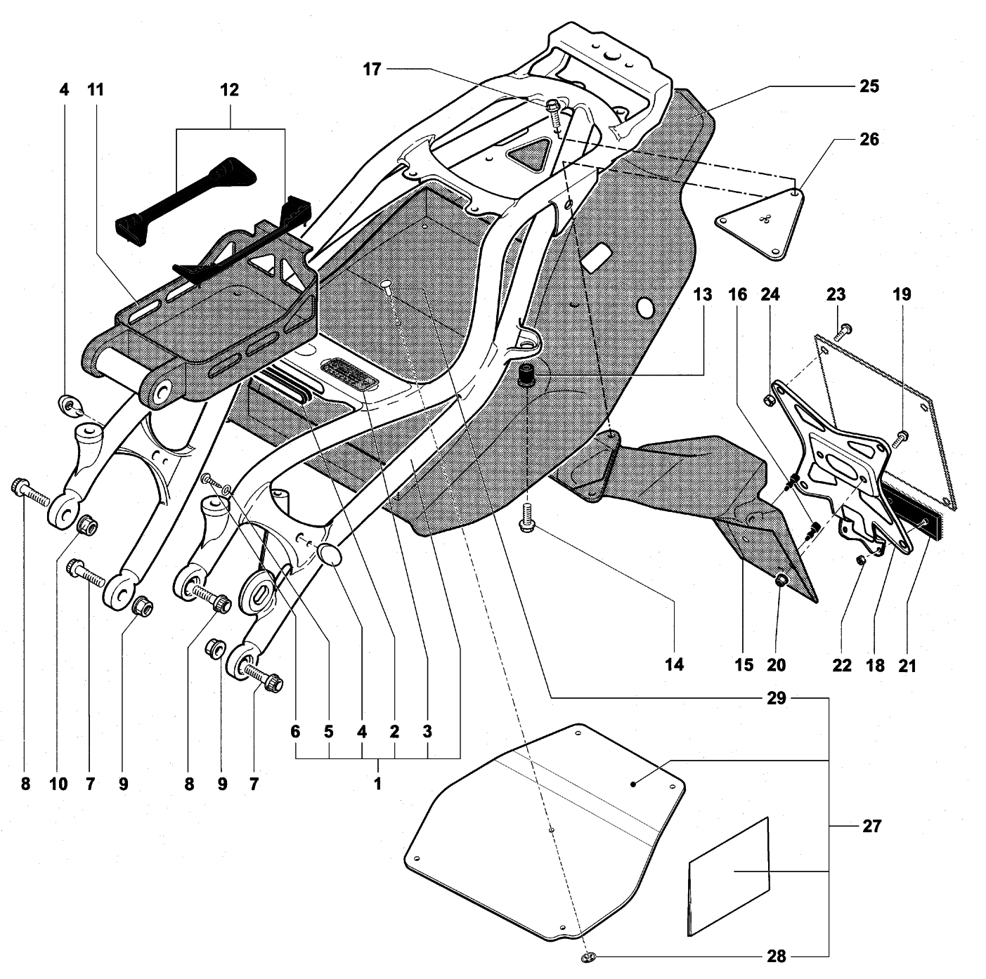 Rear Frame Single Seat


