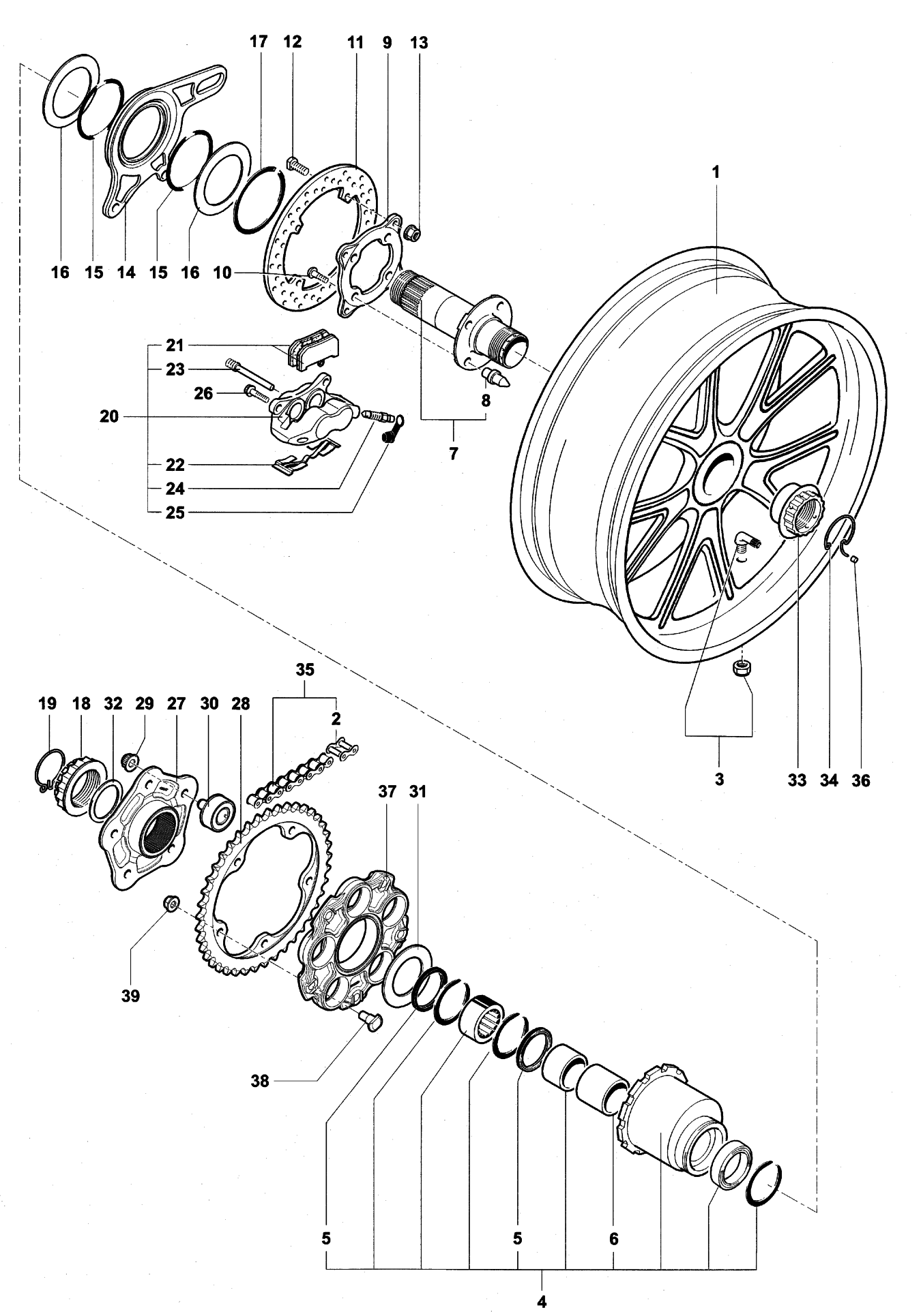 Rear Wheel Assembly


