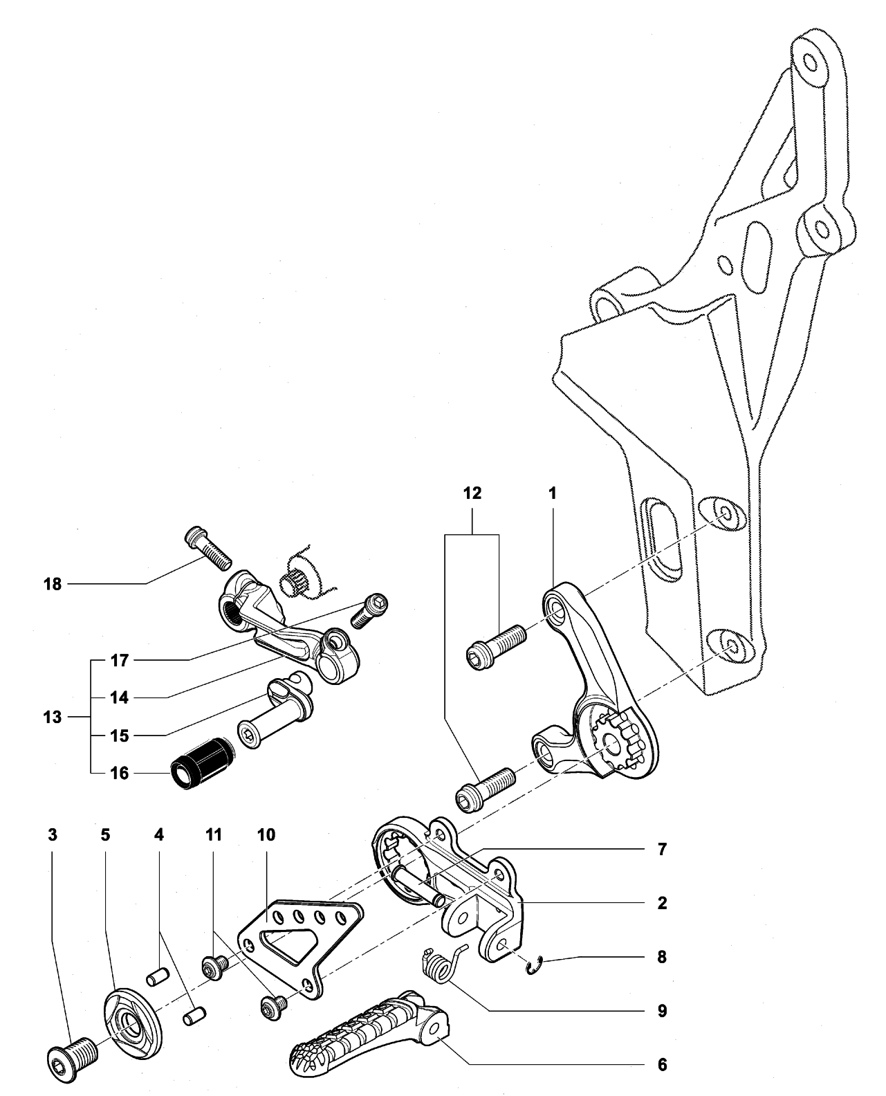 Footrest Assembly Left


