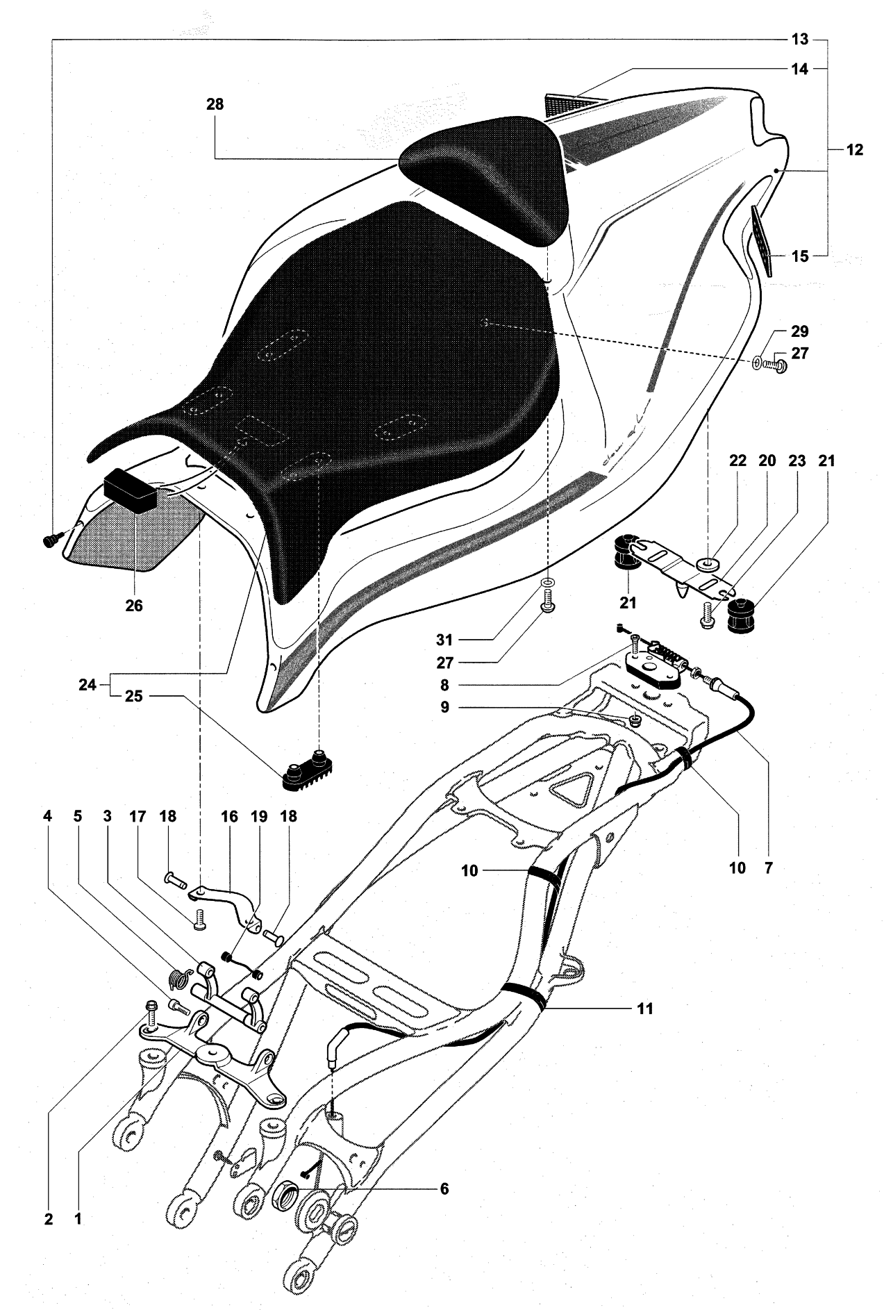 Rear Fairing Single Seat


