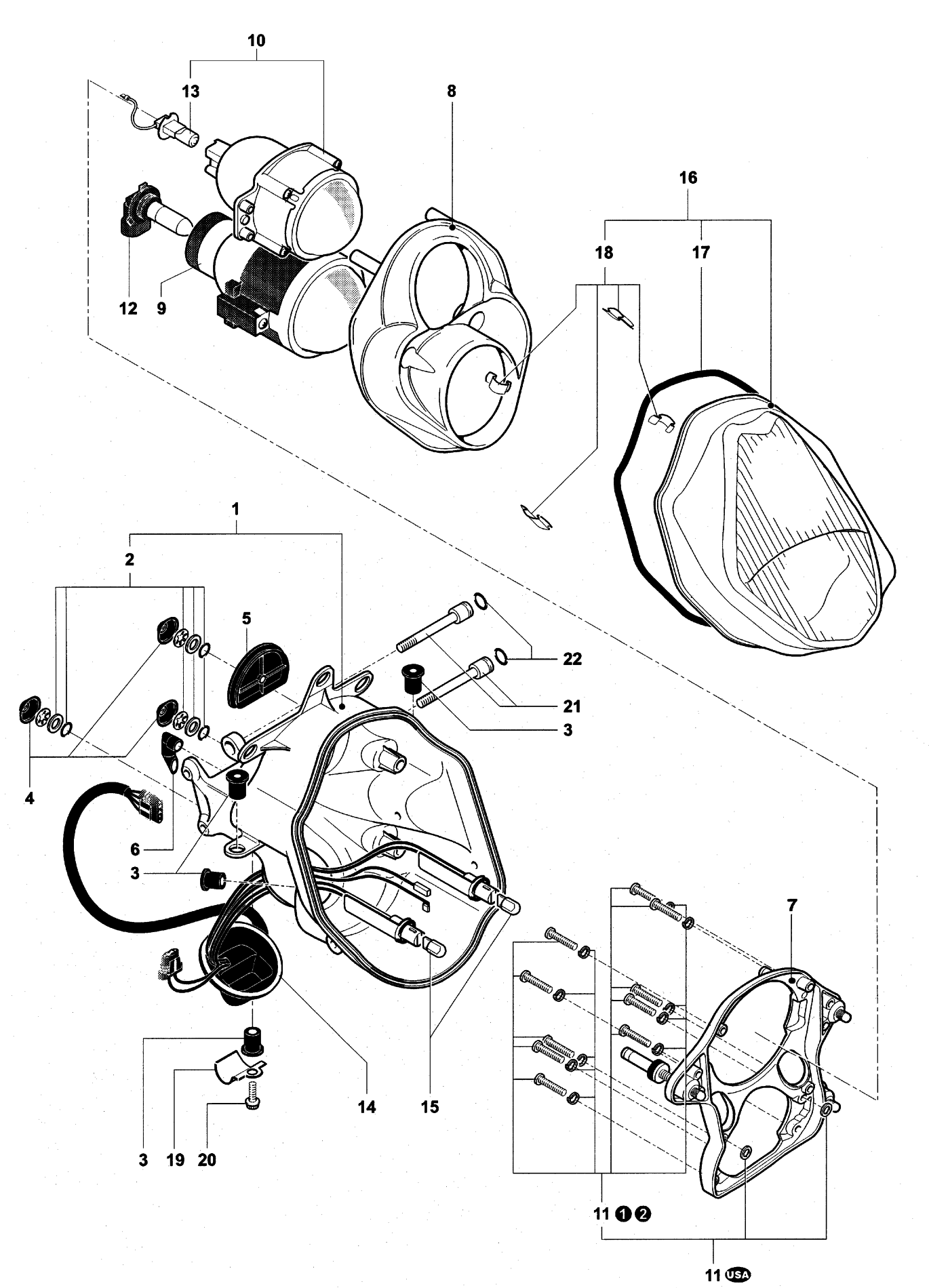 Headlight Components


