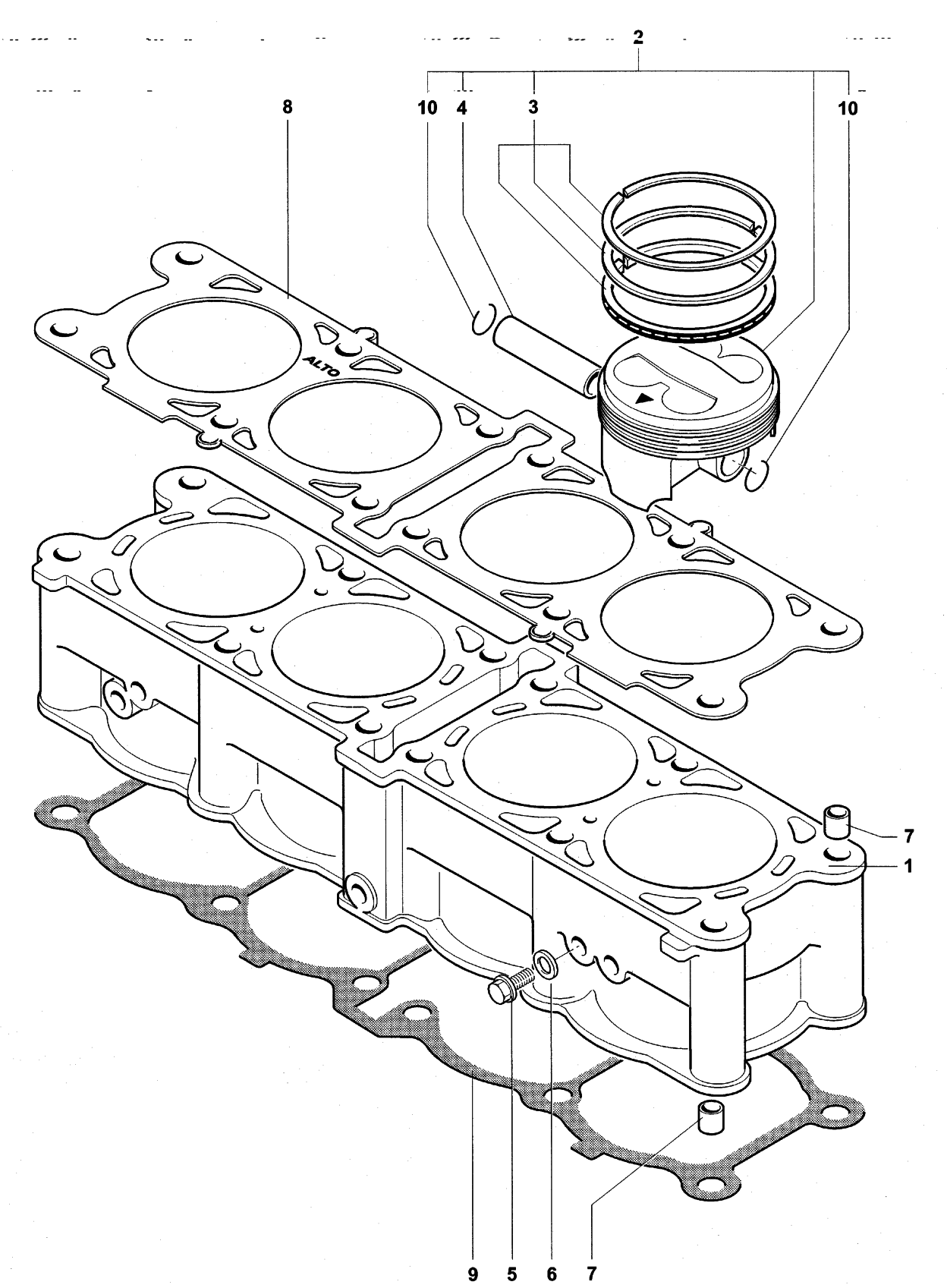 Cylinder  Piston Assembly


