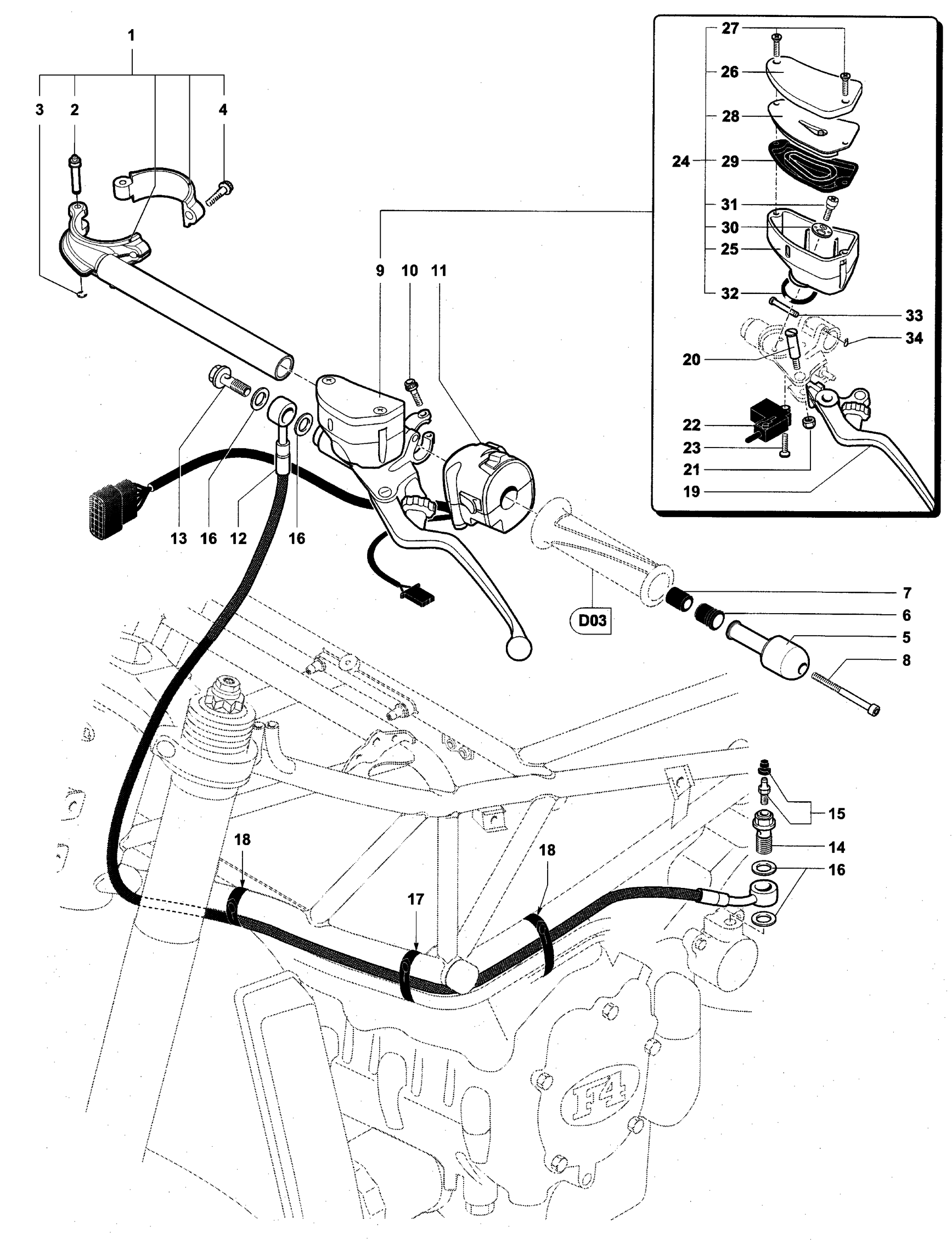 Handlebar Assembly Left


