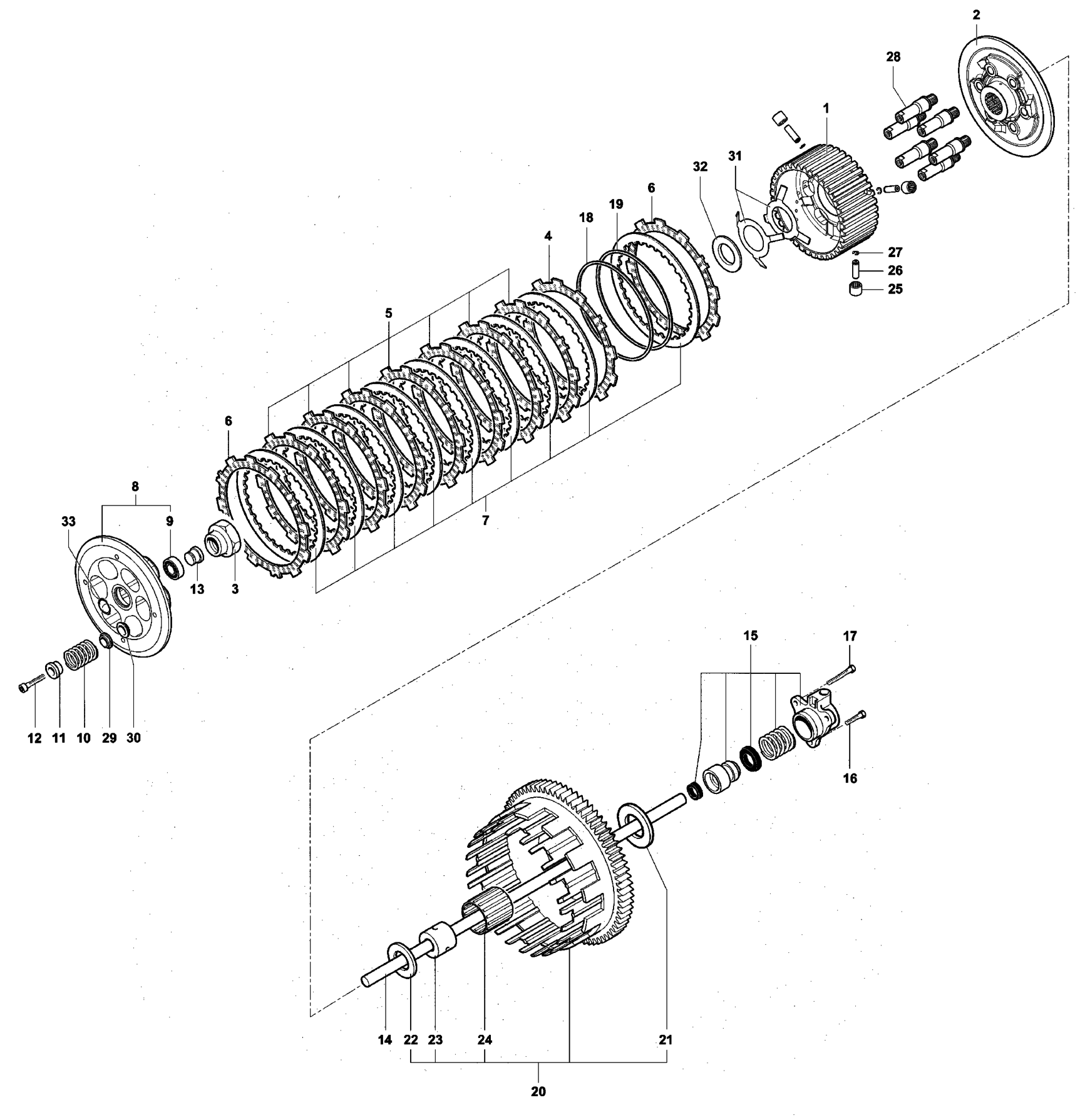 Clutch Assembly My08


