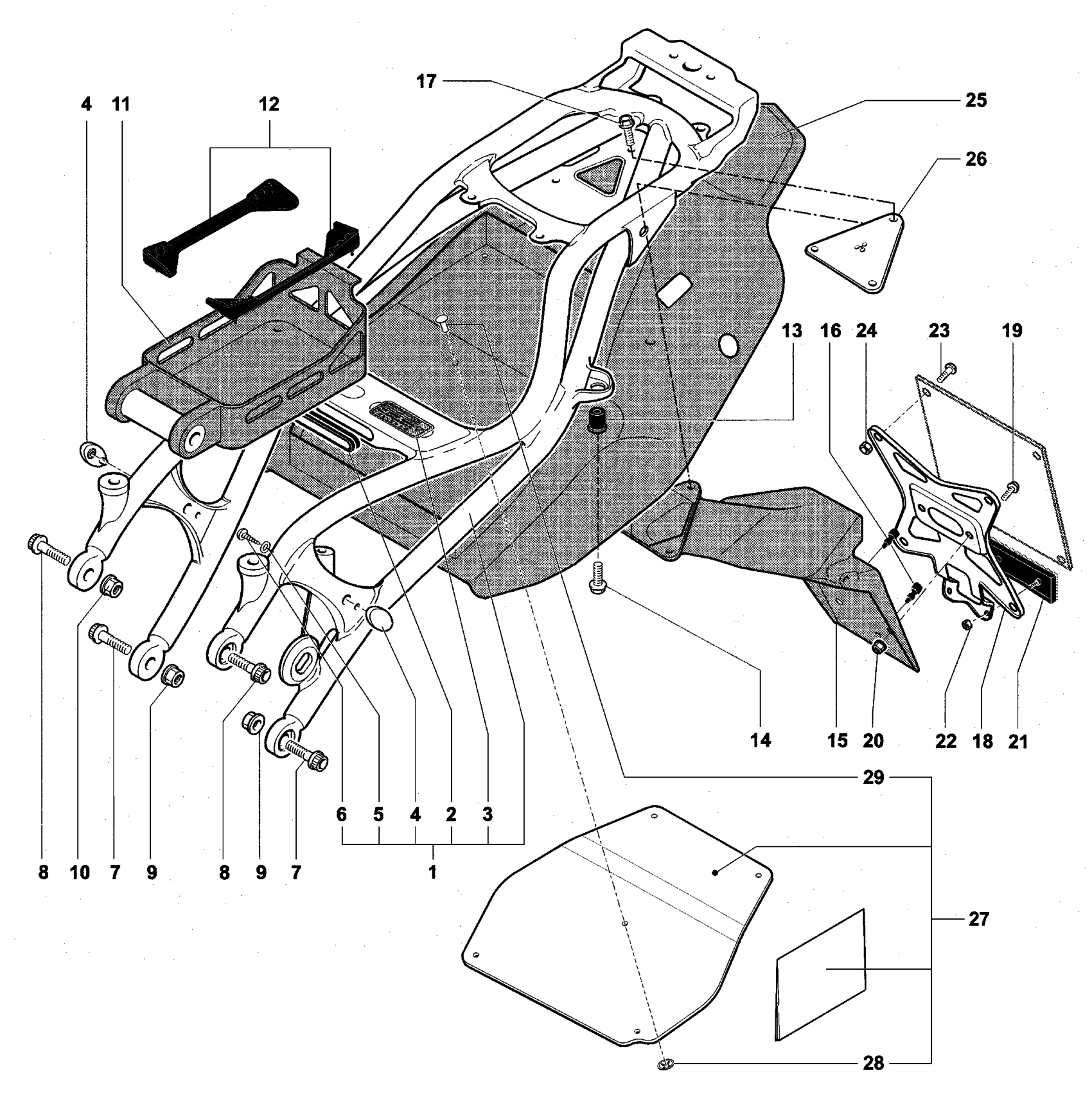 Rear Frame Single Seat


