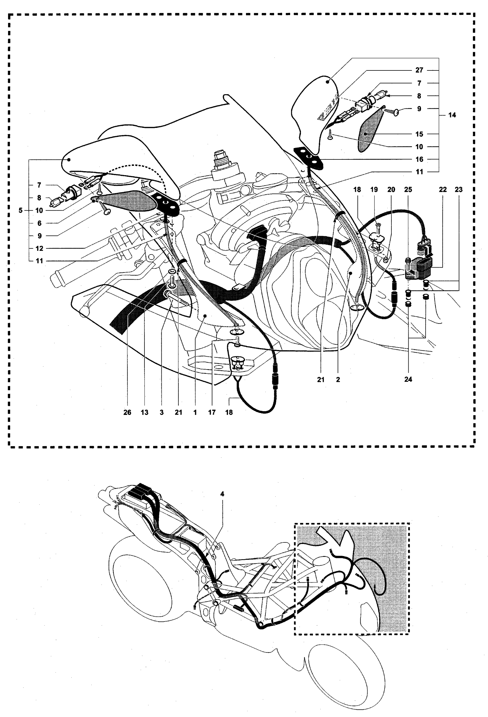 Wiring Harness - Mirrors


