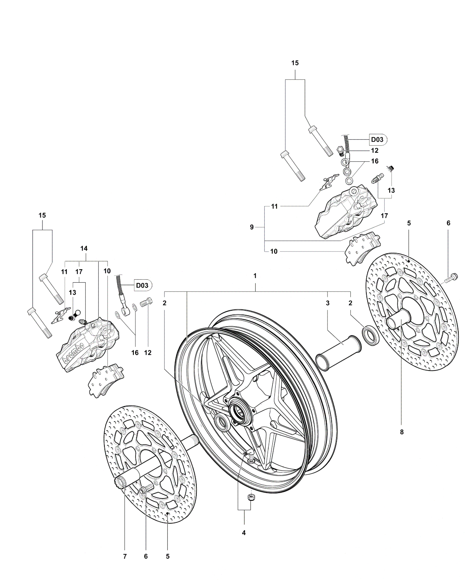 Front Wheel Assembly


