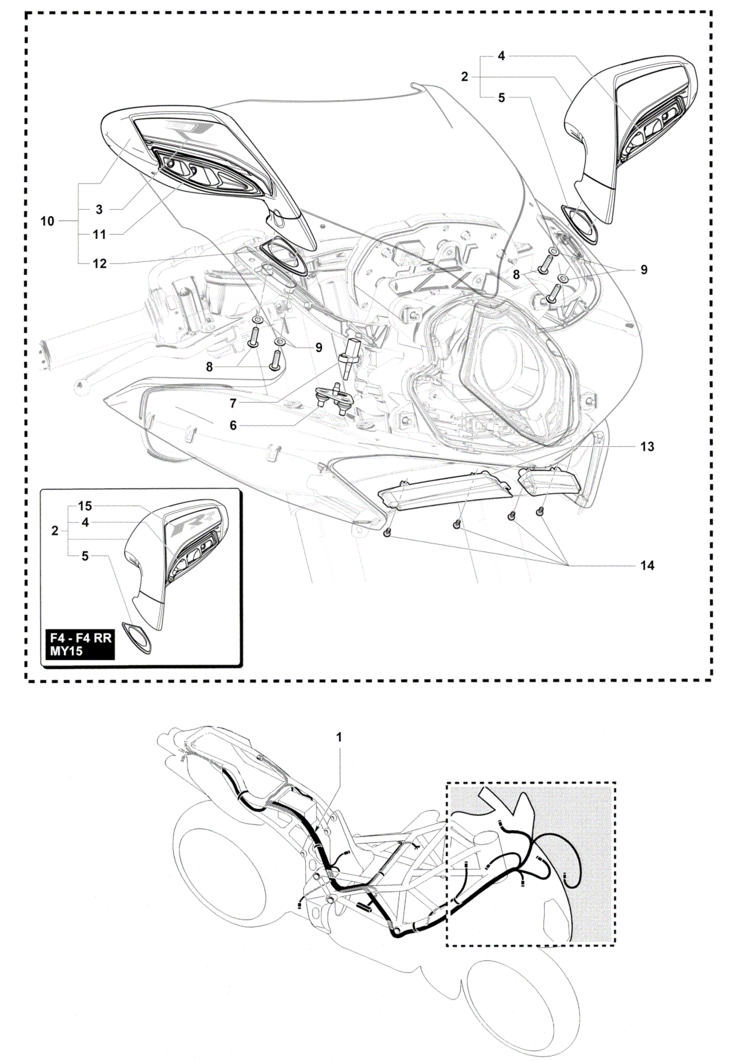 Wiring Harness - Mirrors


