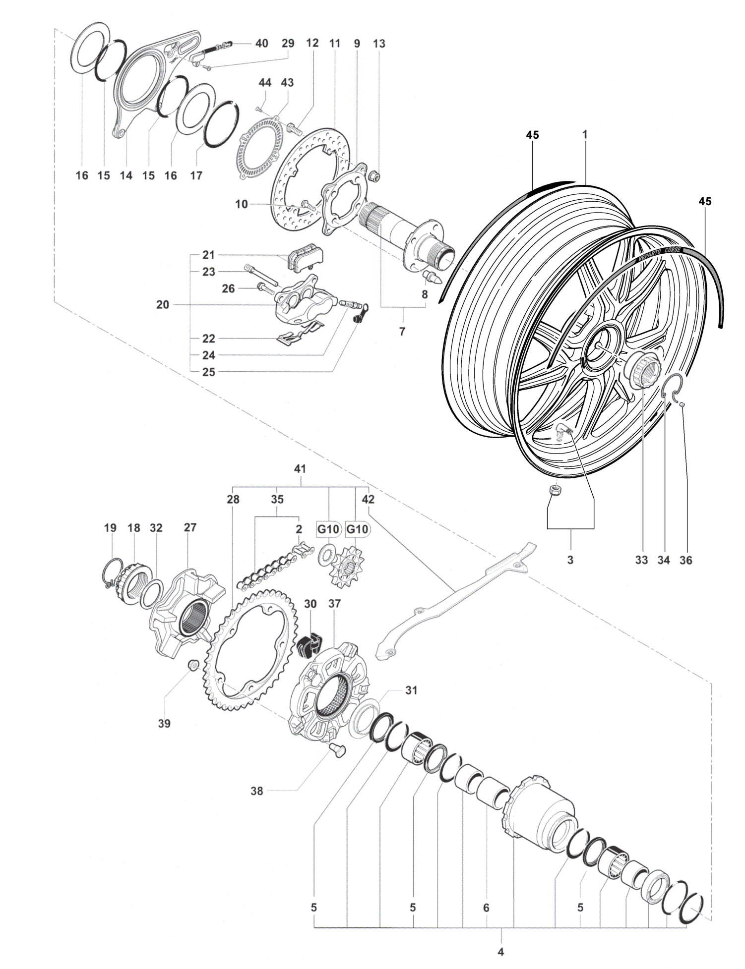 Rear Wheel Assembly


