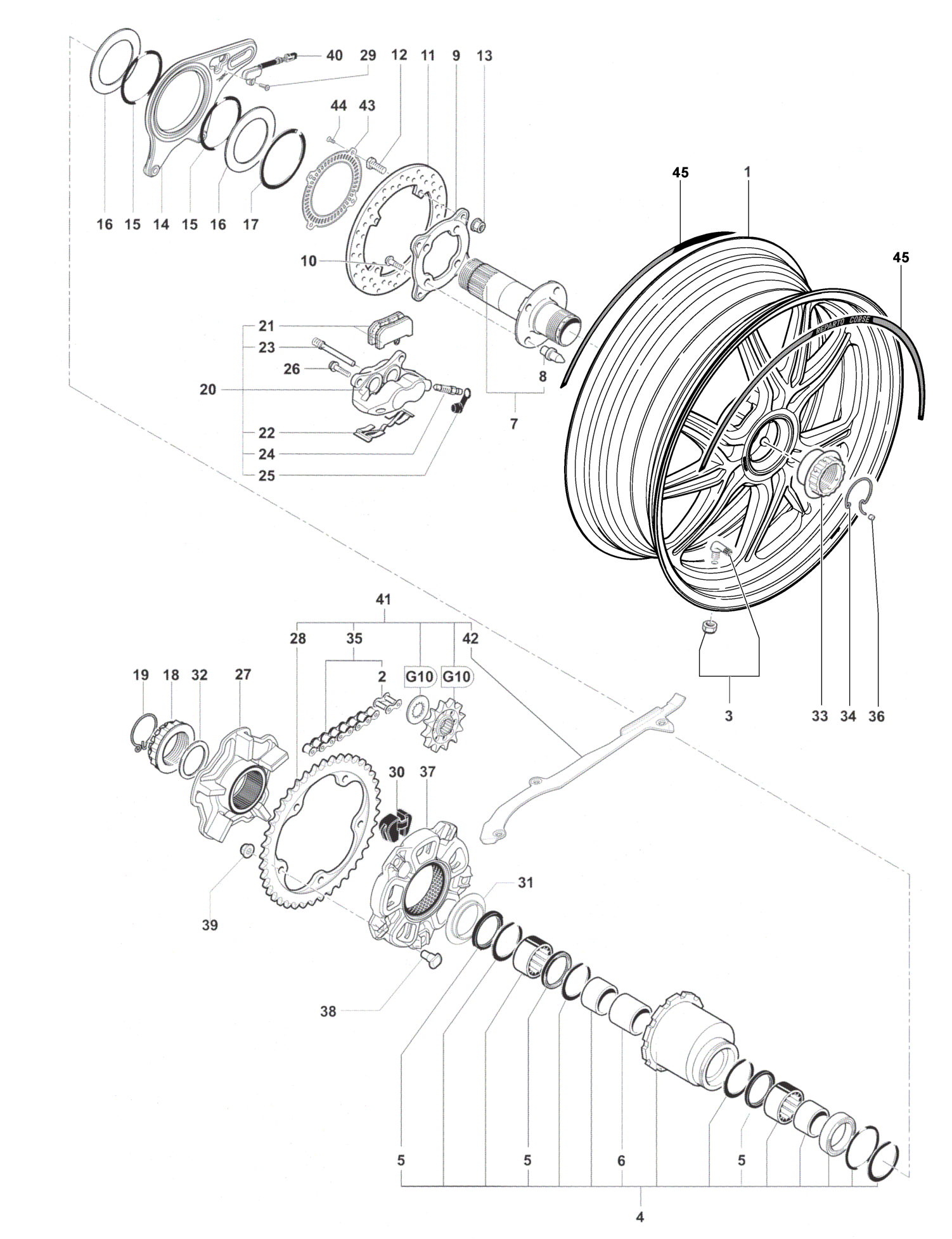 Rear Wheel Assembly


