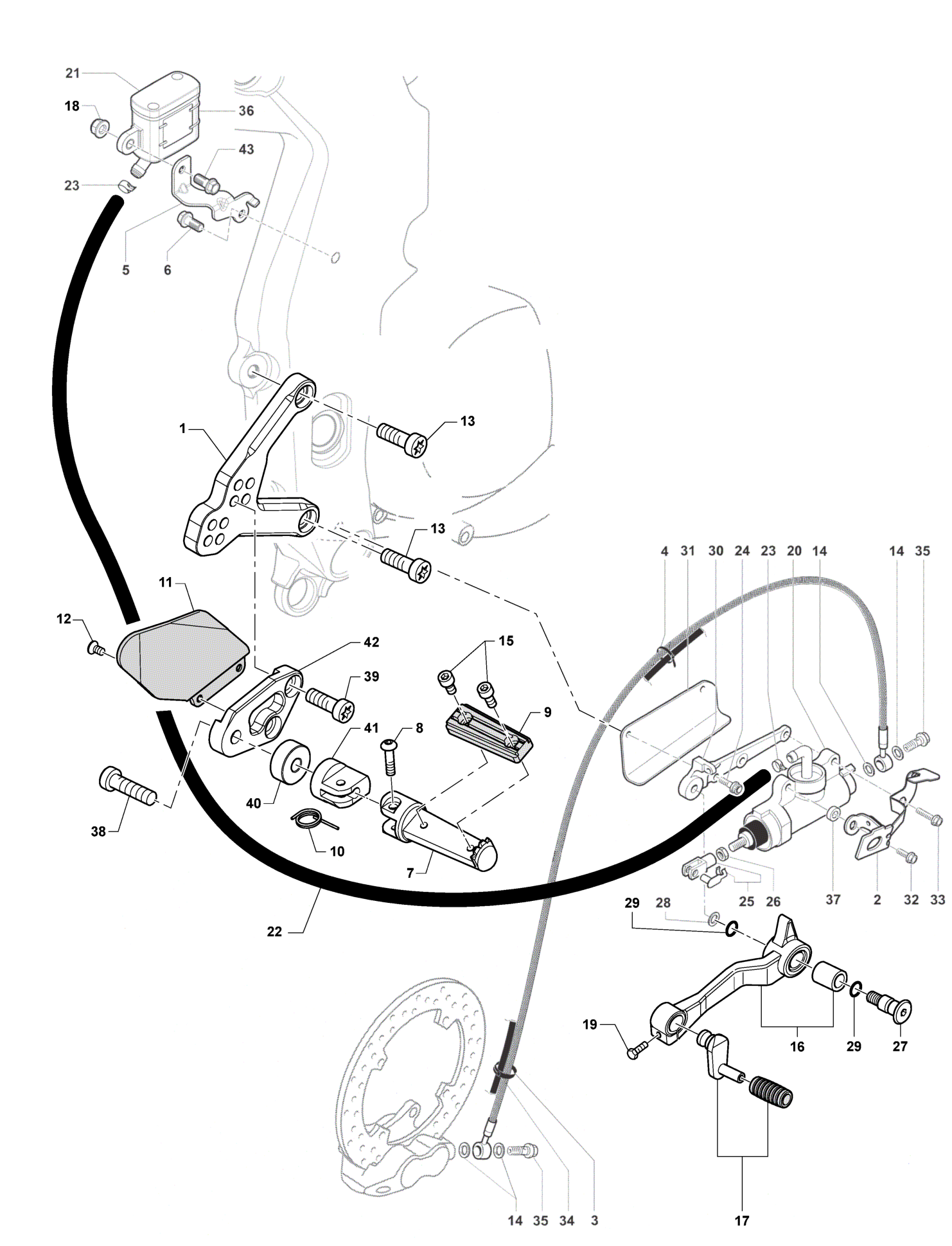 Footrest Assembly Right


