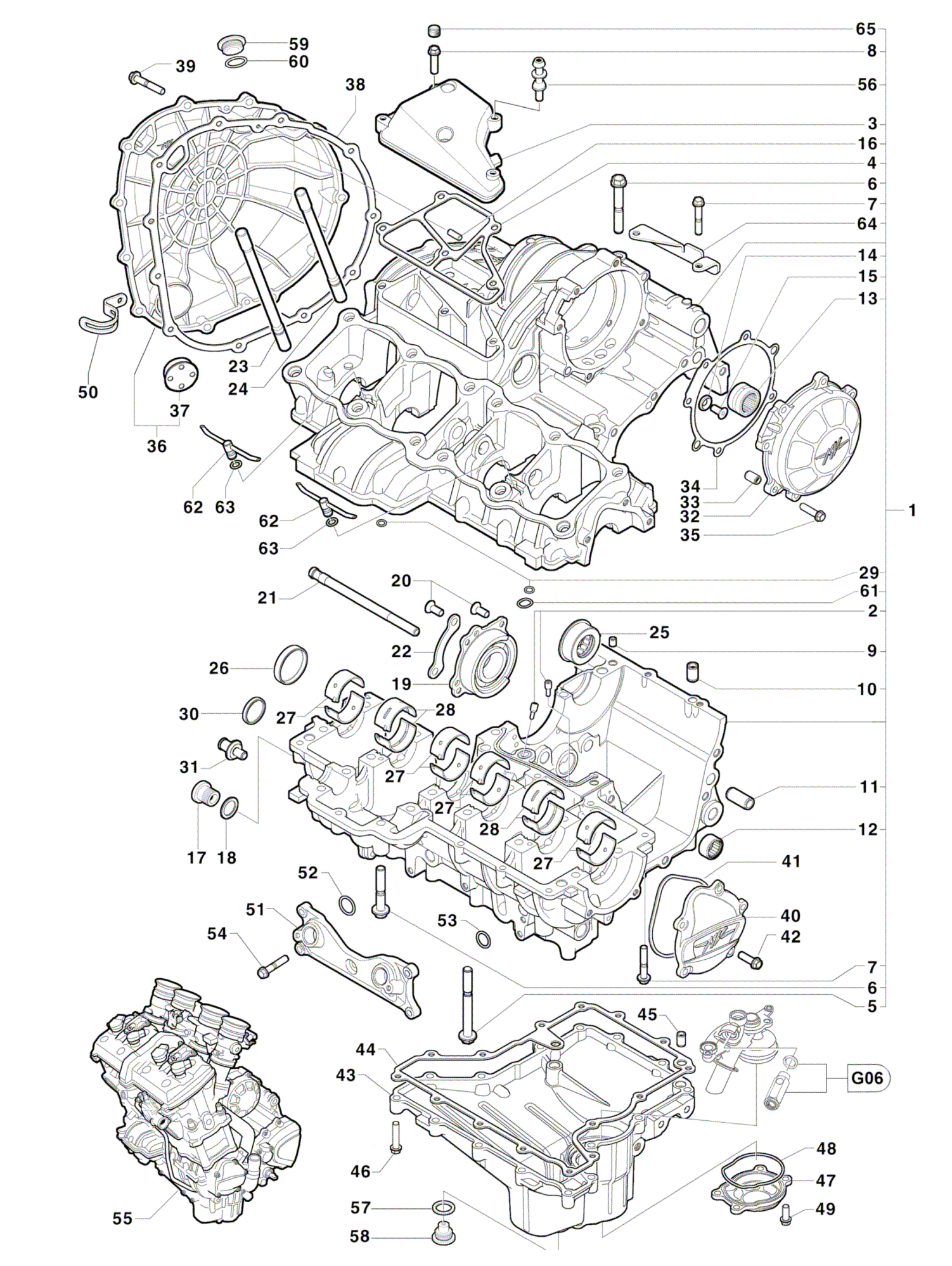 Crankcase Assembly


