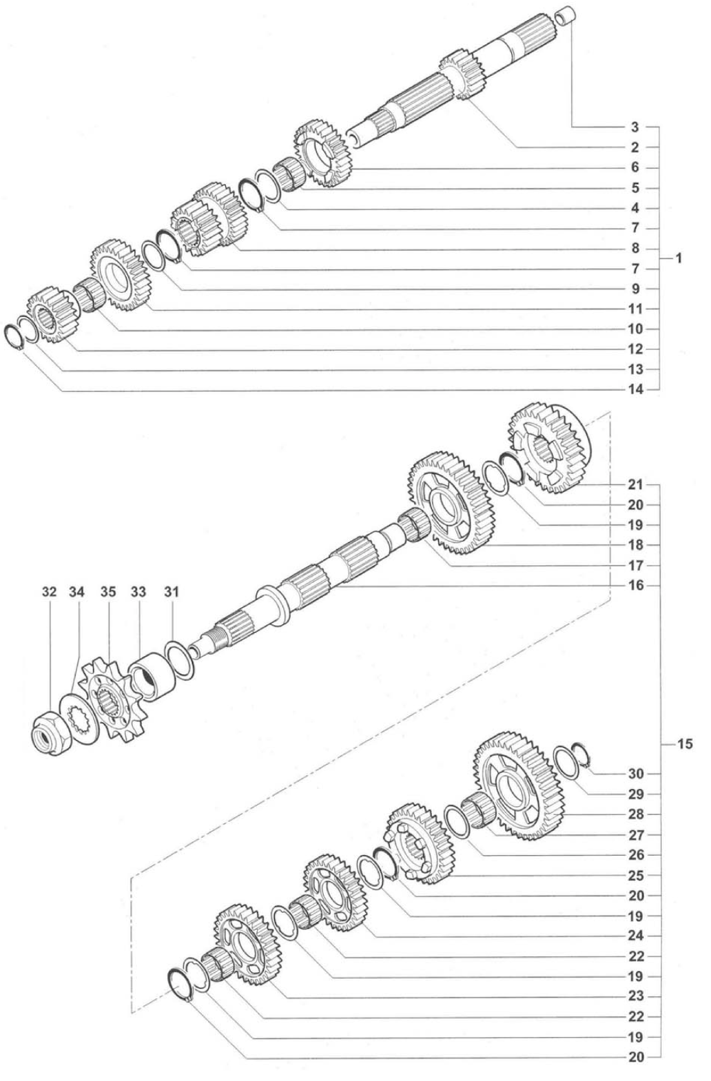 Change Gear Assembly


