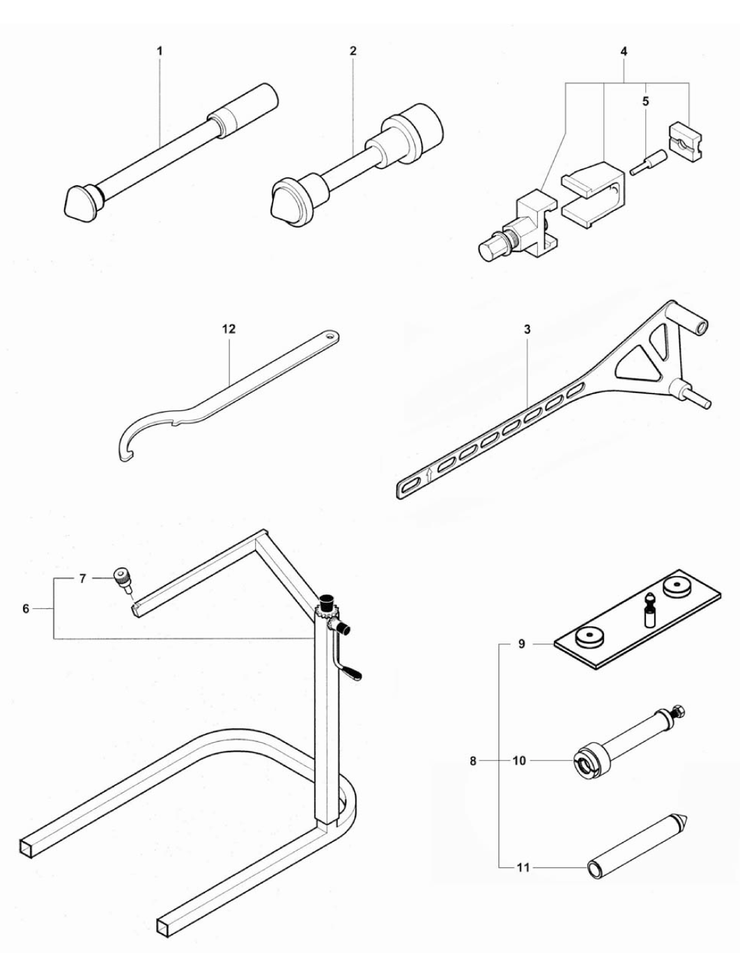 Service Tools Frame


