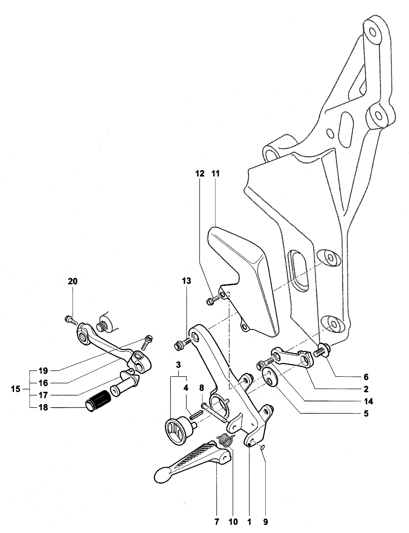 Footrest Assembly Left


