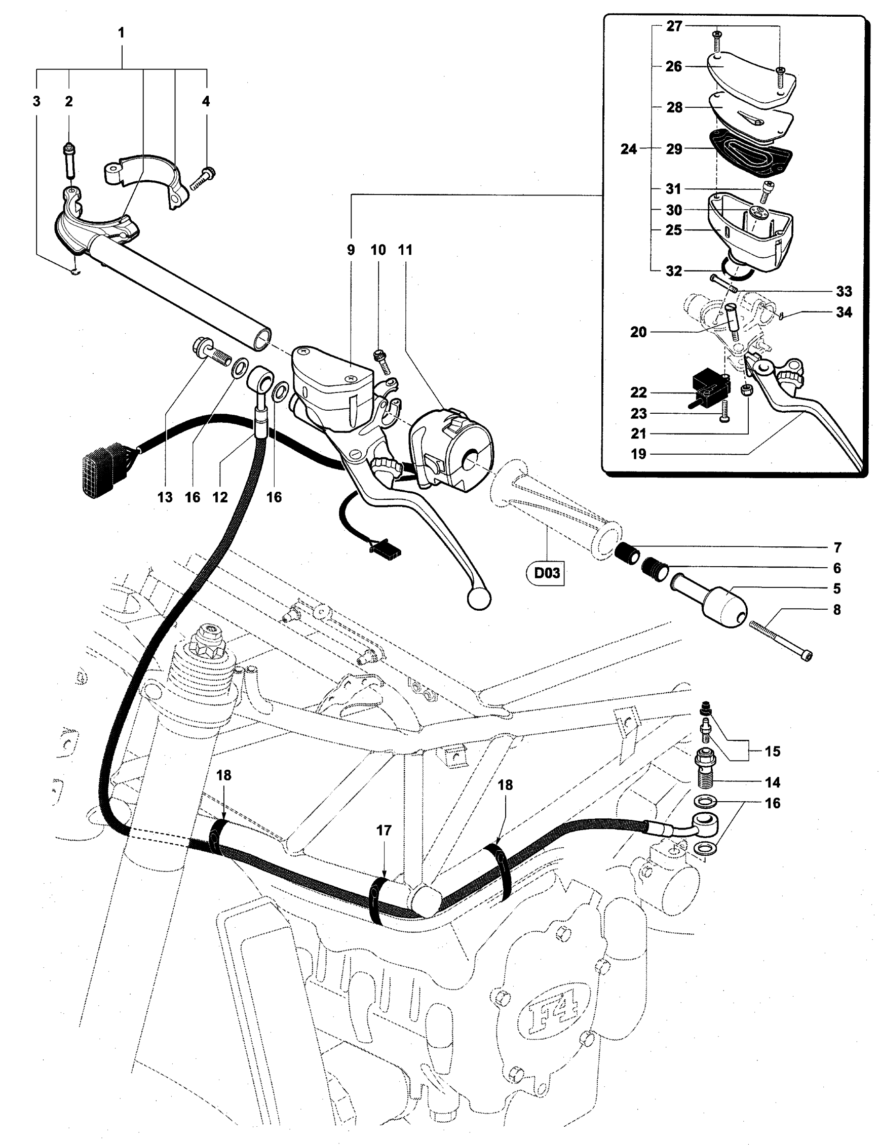 Handlebar Assembly Left


