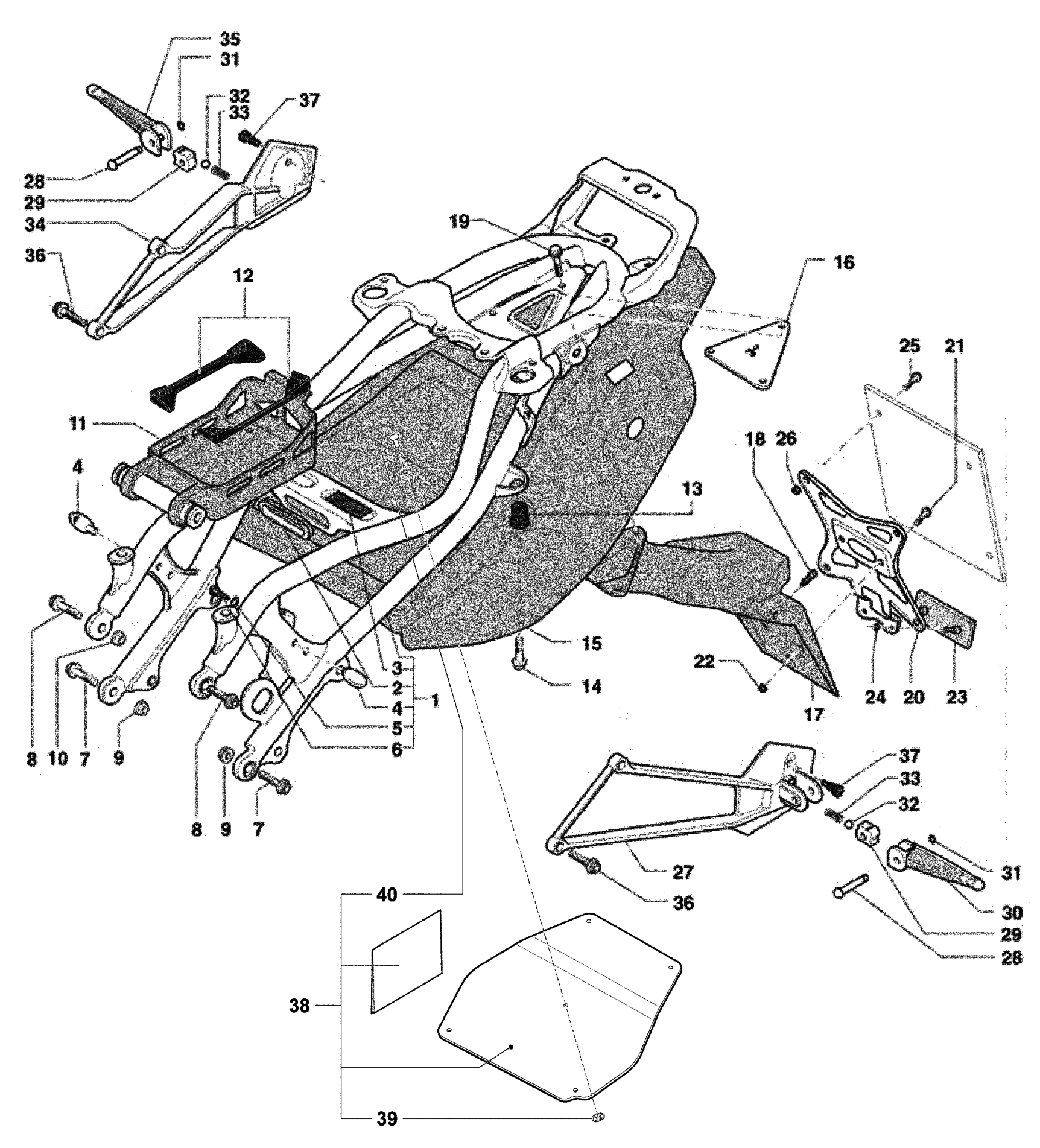 Rear Frame Double Seat


