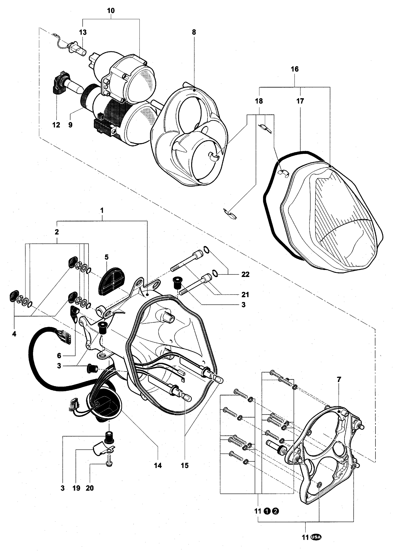 Headlight Components


