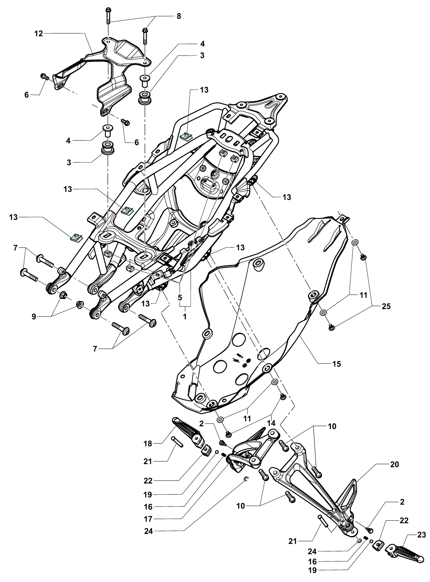 Rear Frame Assembly


