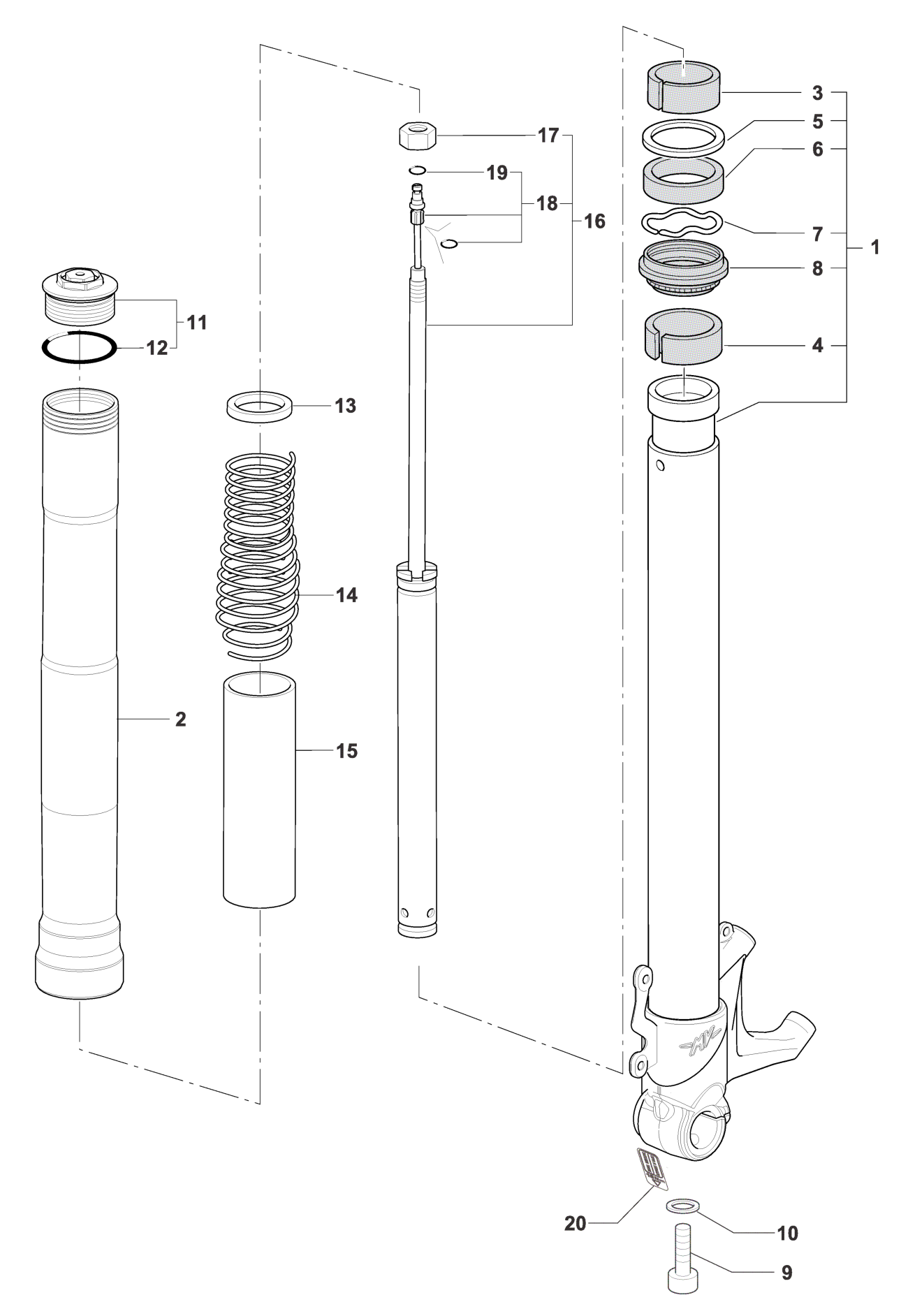 Front Fork Left


