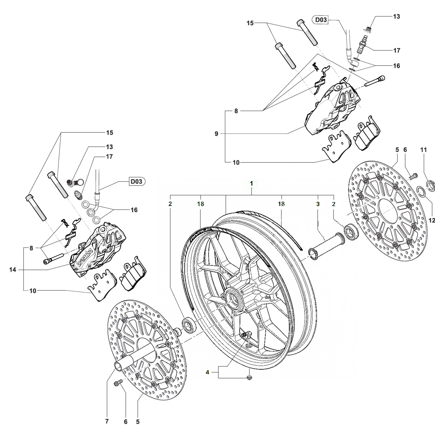 Front Wheel Assembly


