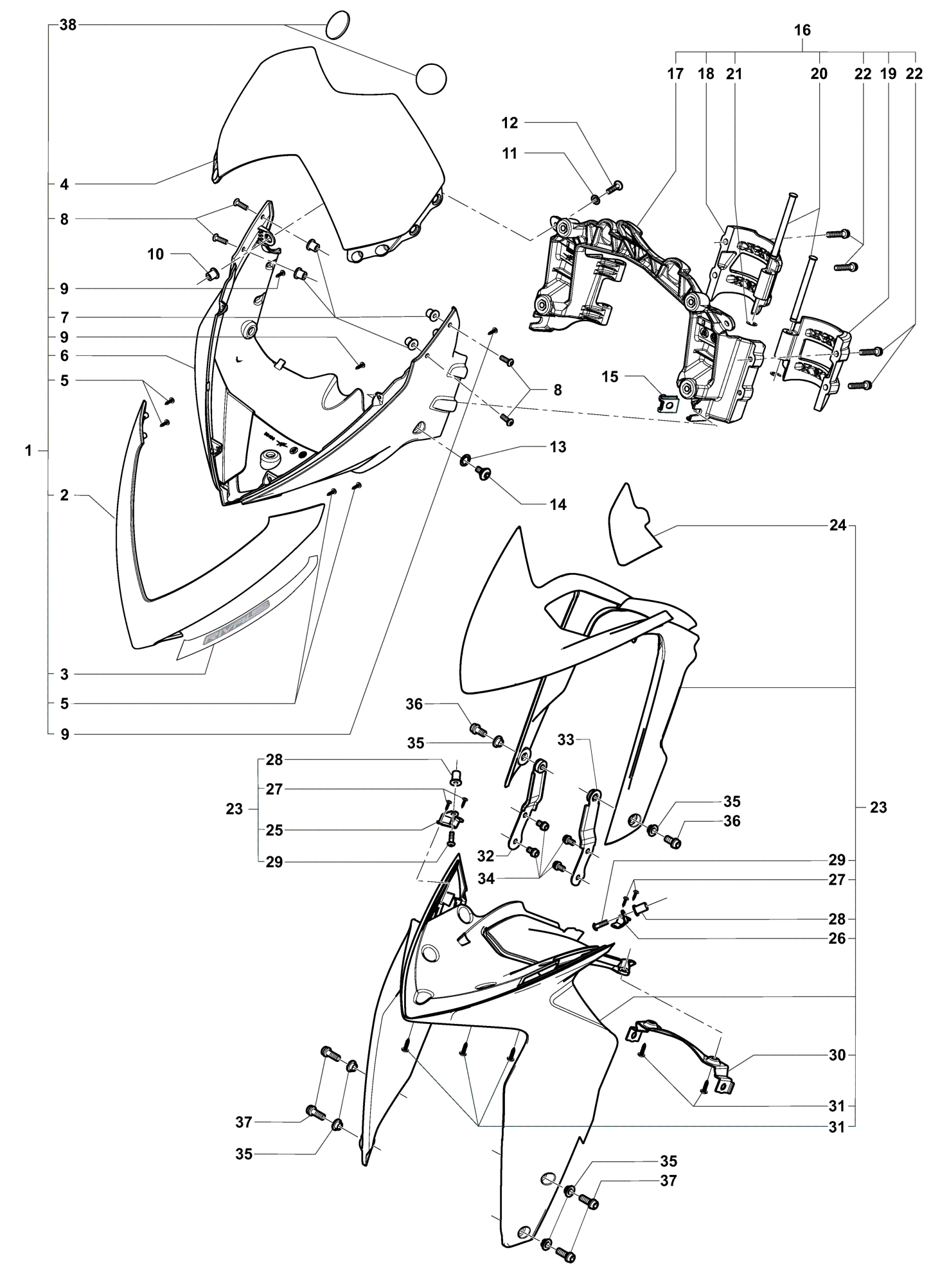 Cowling - Front Fender


