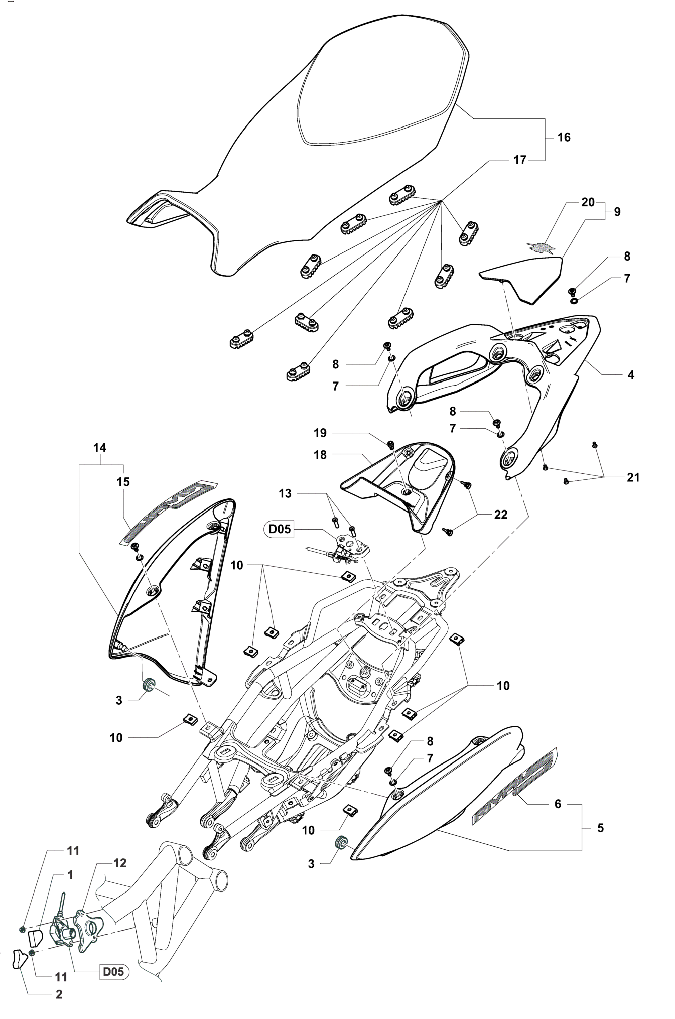 Rear Fairing Assembly


