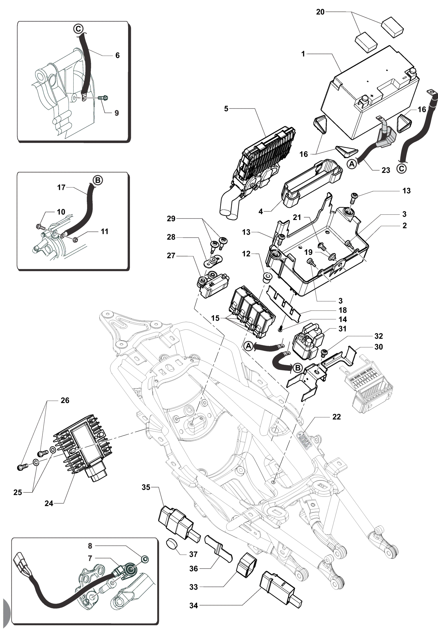 Battery - Ecu


