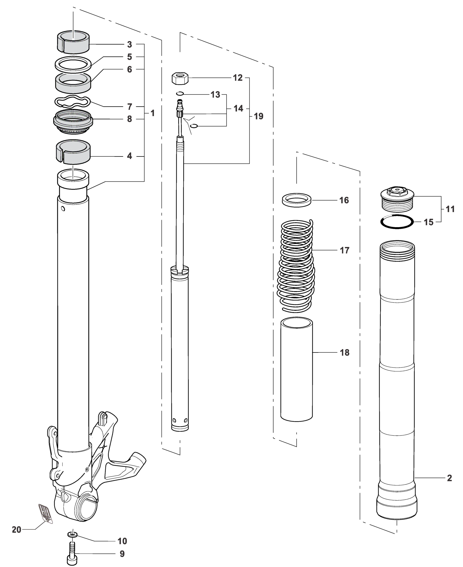 Front Fork Right


