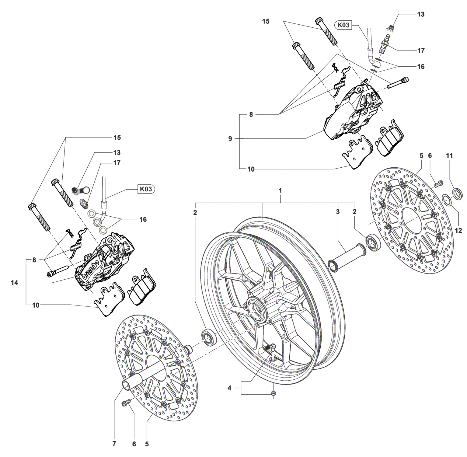 Front Wheel Assembly


