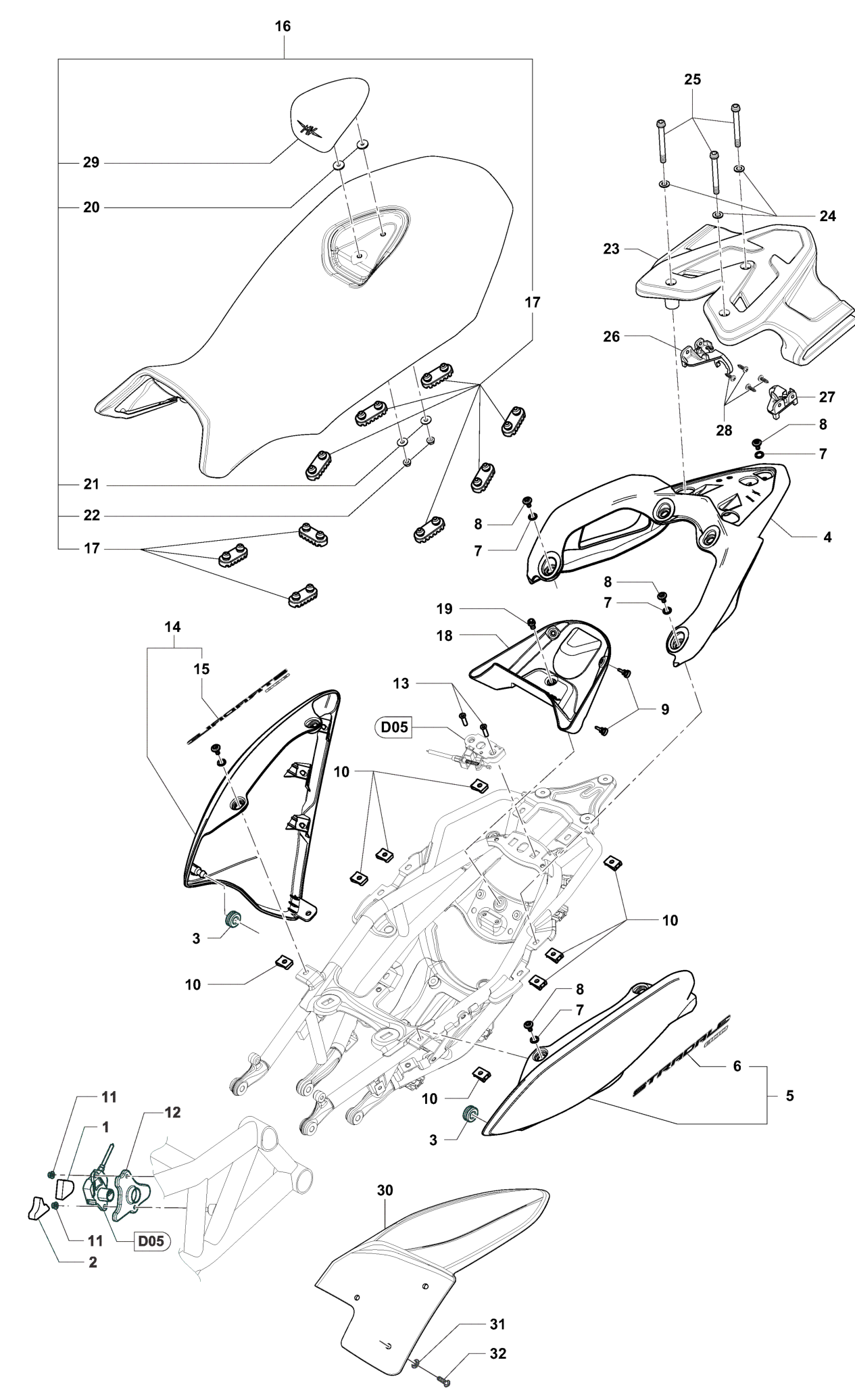 Rear Fairing Assembly


