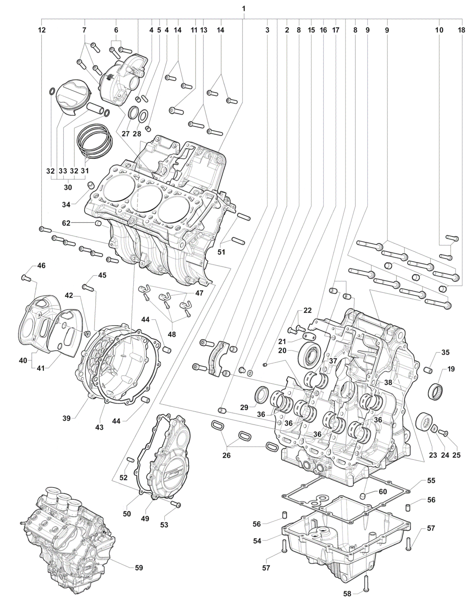 Crankcase Assembly


