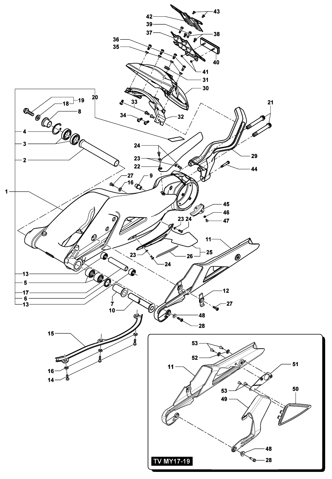 Swinging Arm Assembly


