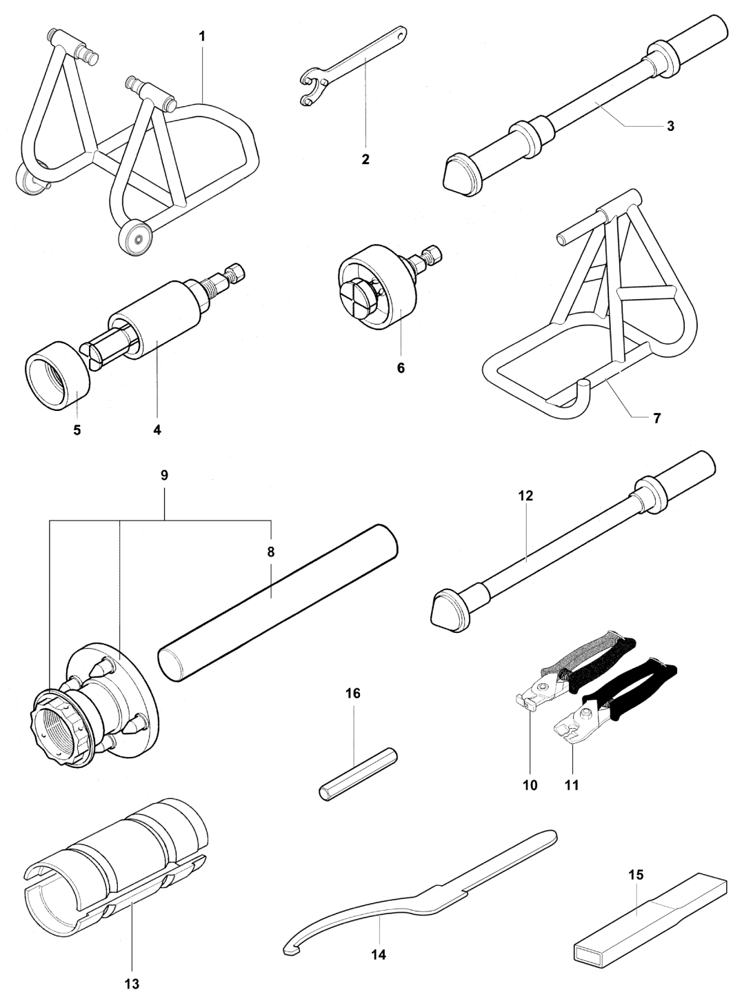 Service Tools Frame


