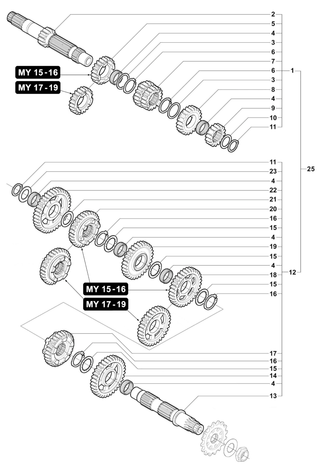 Change Gear Assembly


