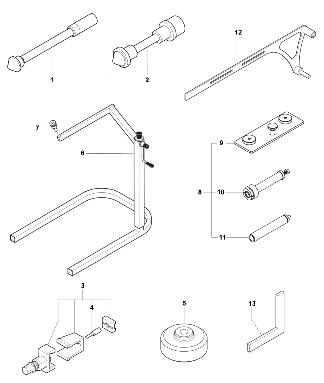 Service Tools Frame


