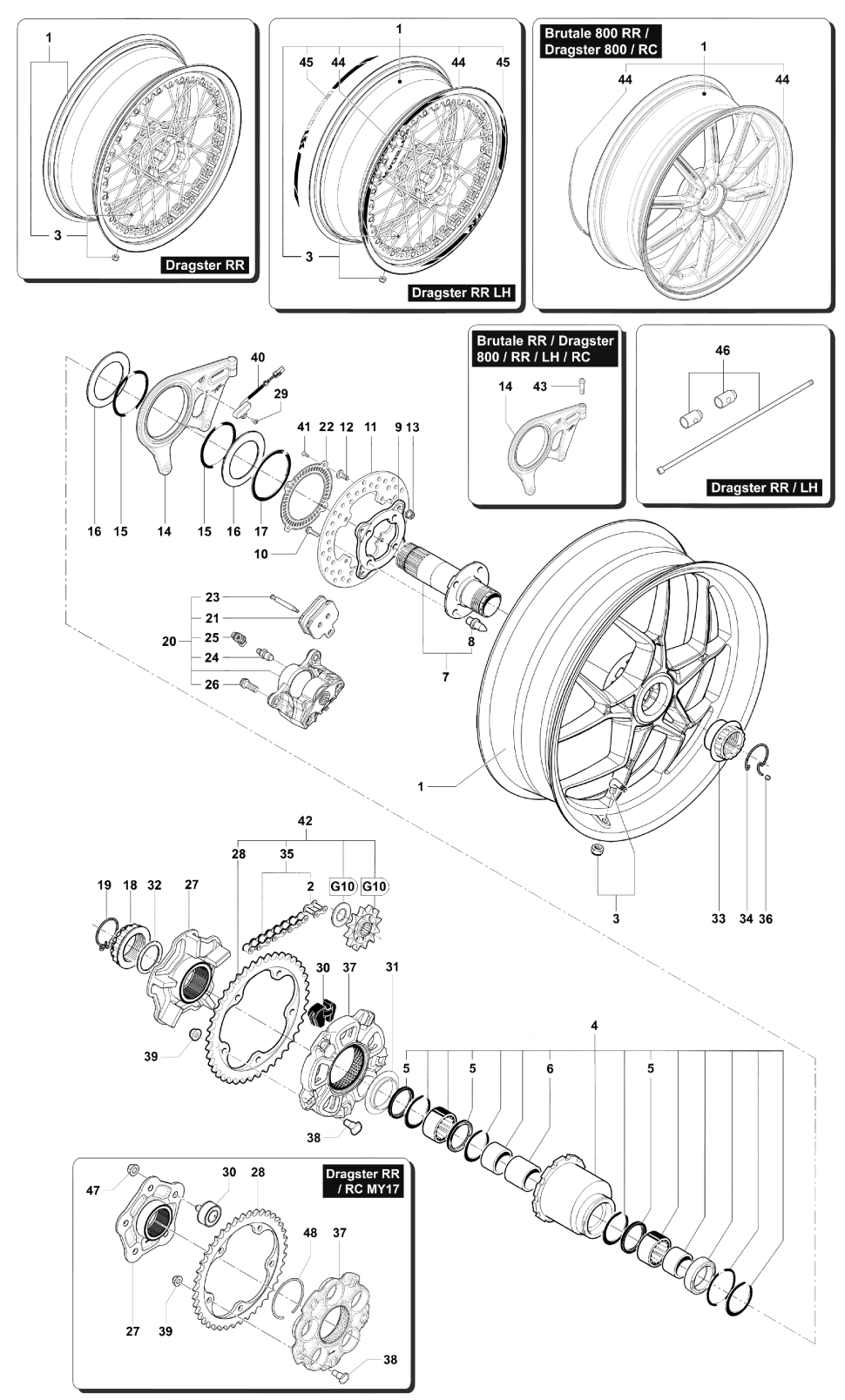 Rear Wheel Assembly


