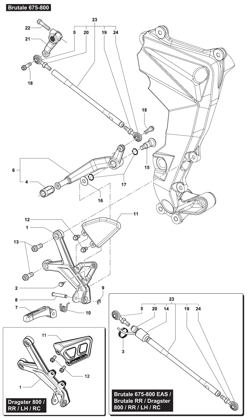 Left-hand Footrest Assembly


