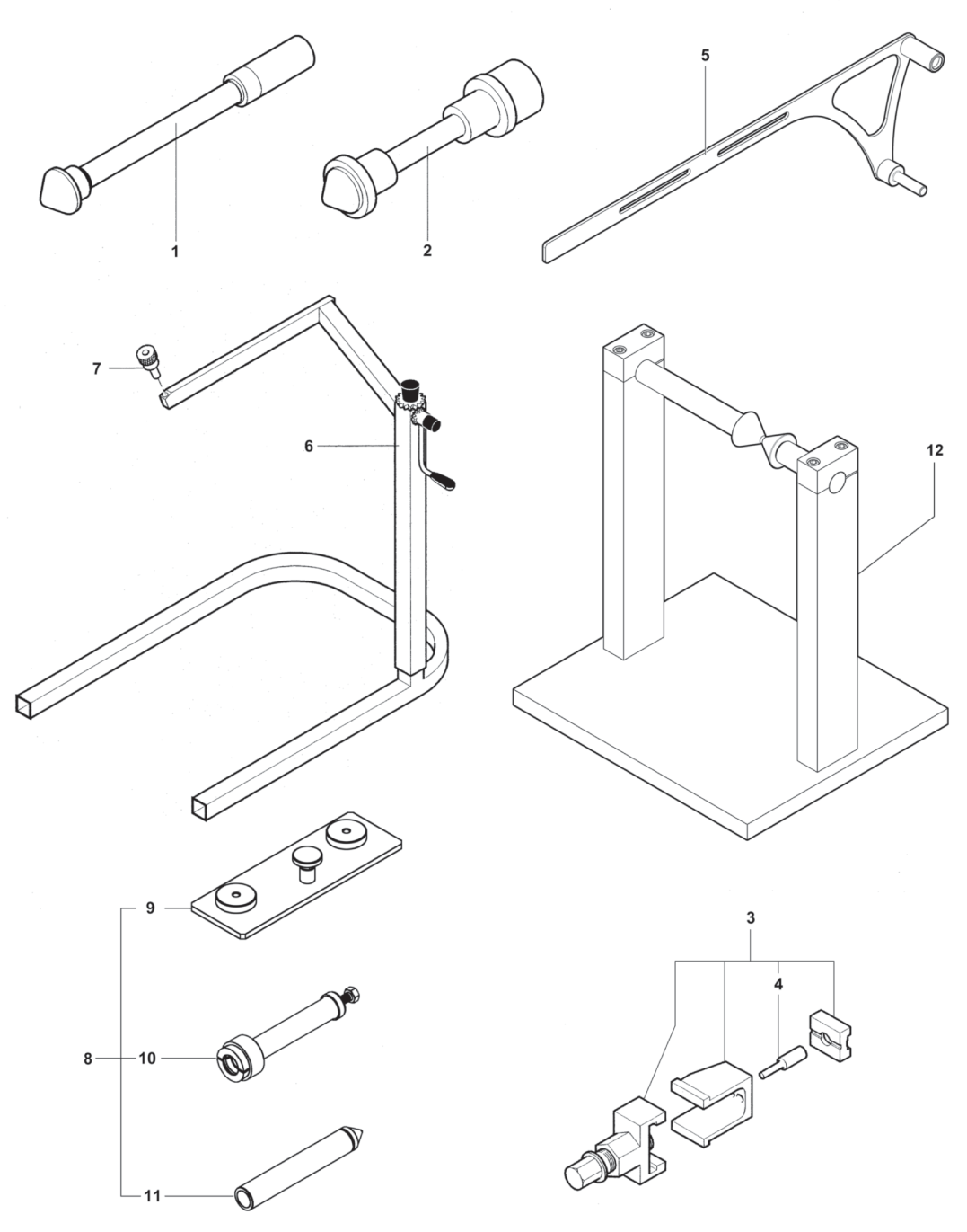 Service Tools Frame


