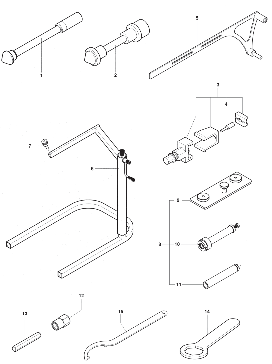 Service Tools Frame


