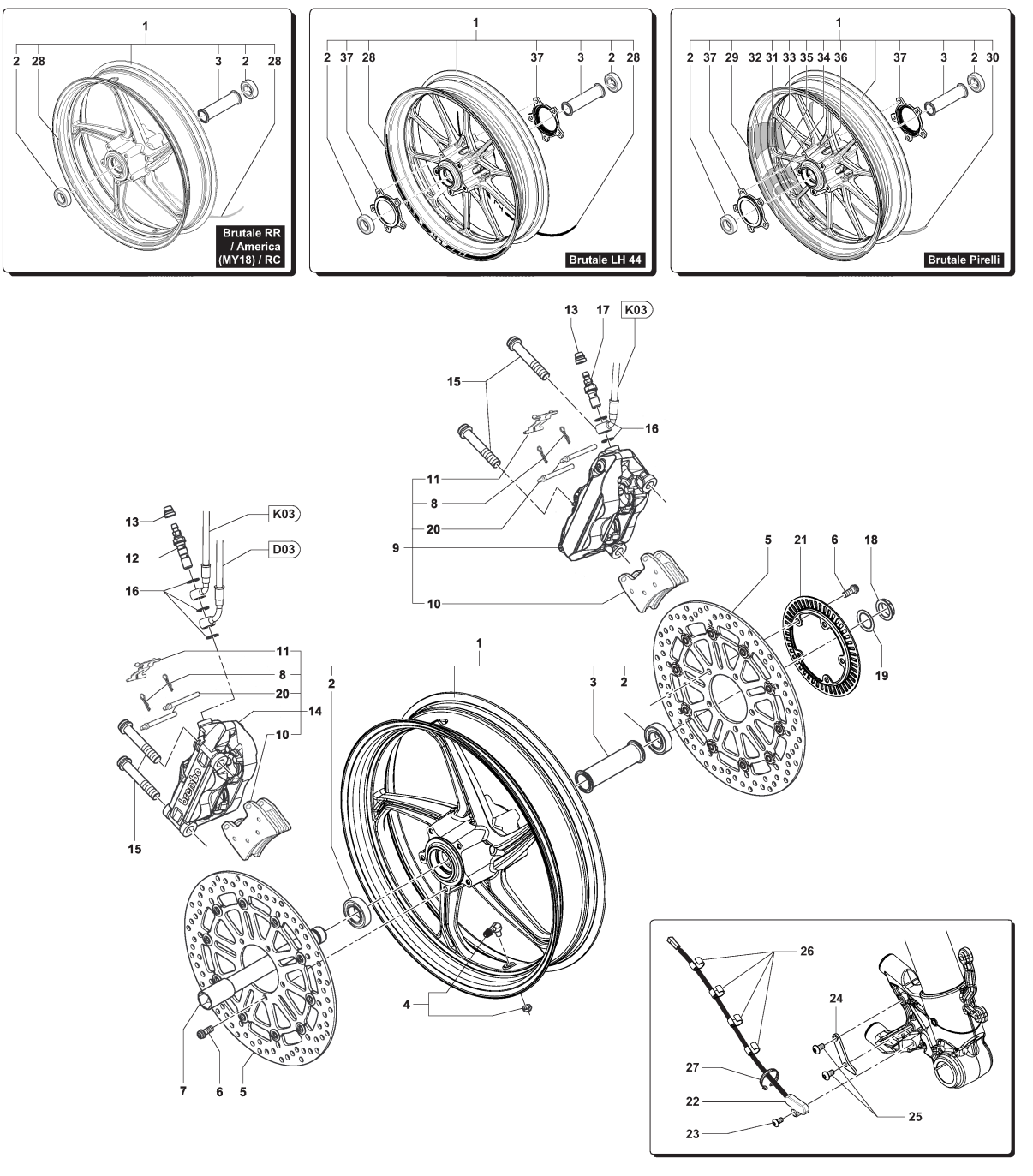 Front Wheel Assembly


