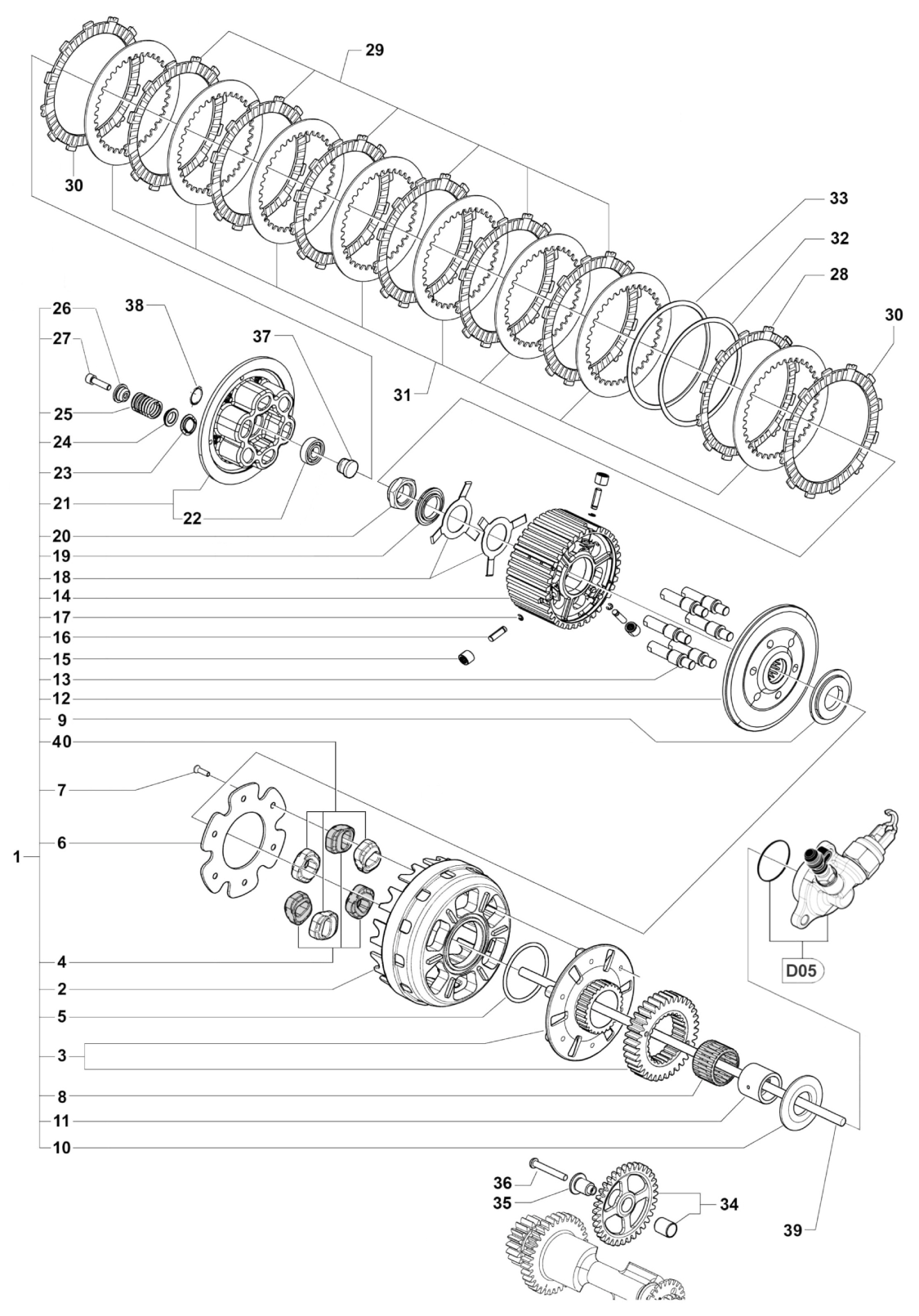 Clutch Assembly Brutale 800 My16-


