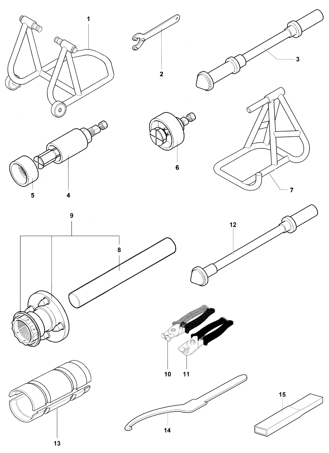 Service Tools Frame


