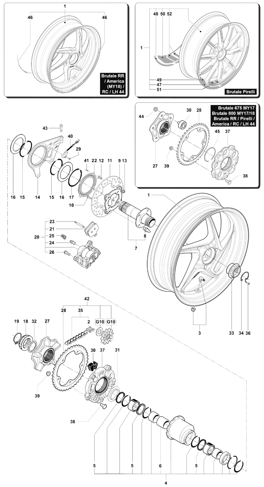 Rear Wheel Assembly


