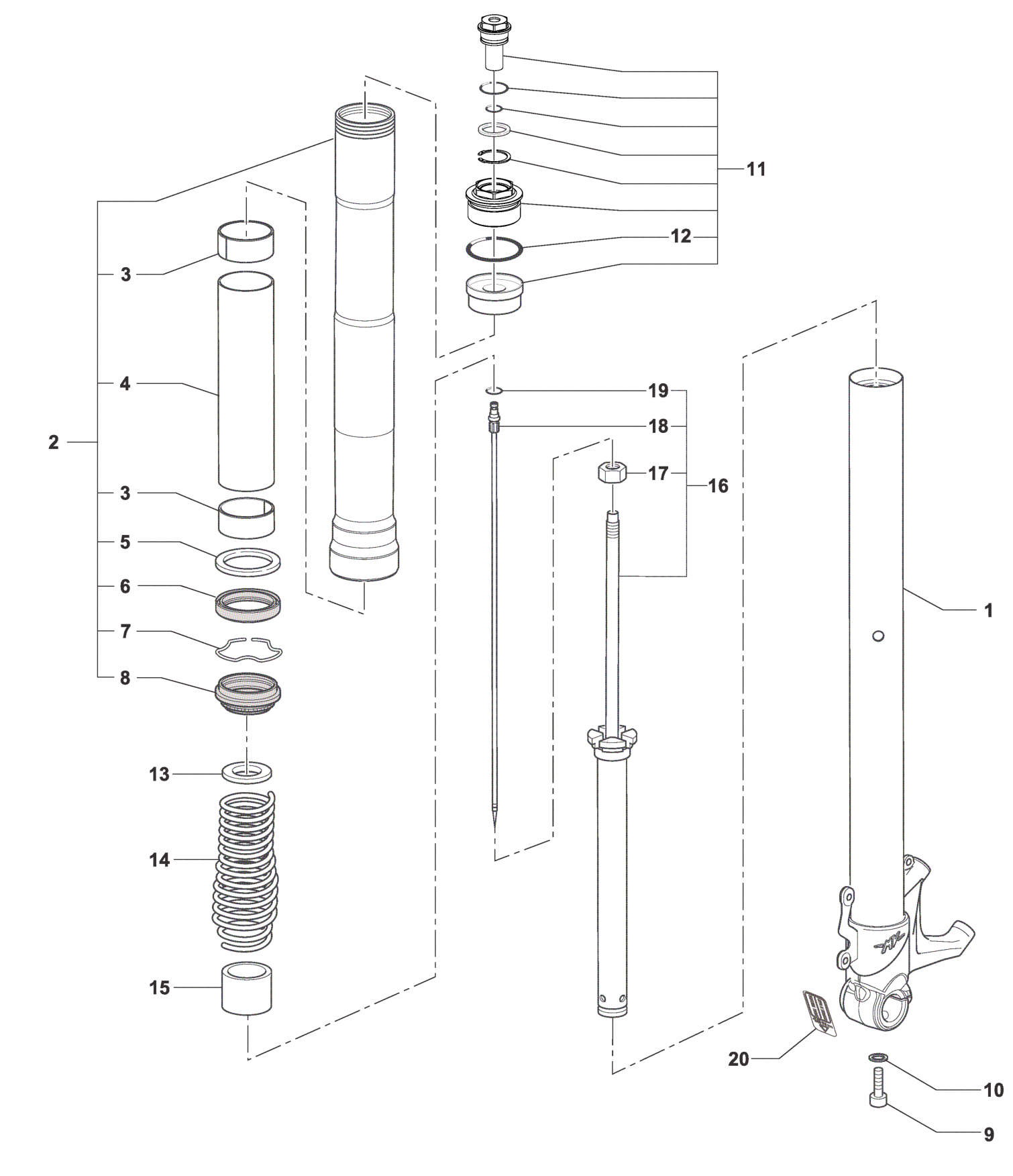 Front Fork Left


