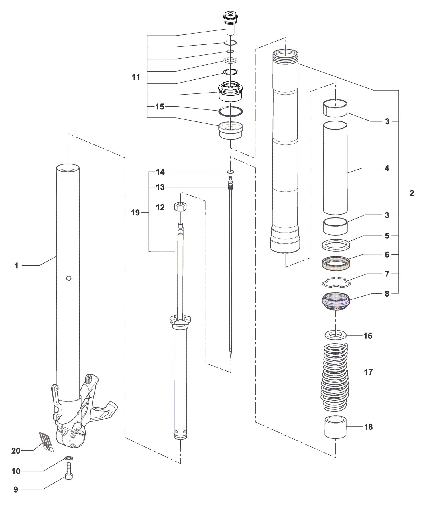 Front Fork Right


