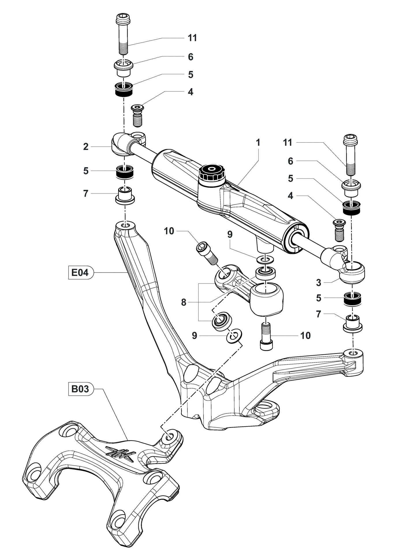 Steering Damper Assembly


