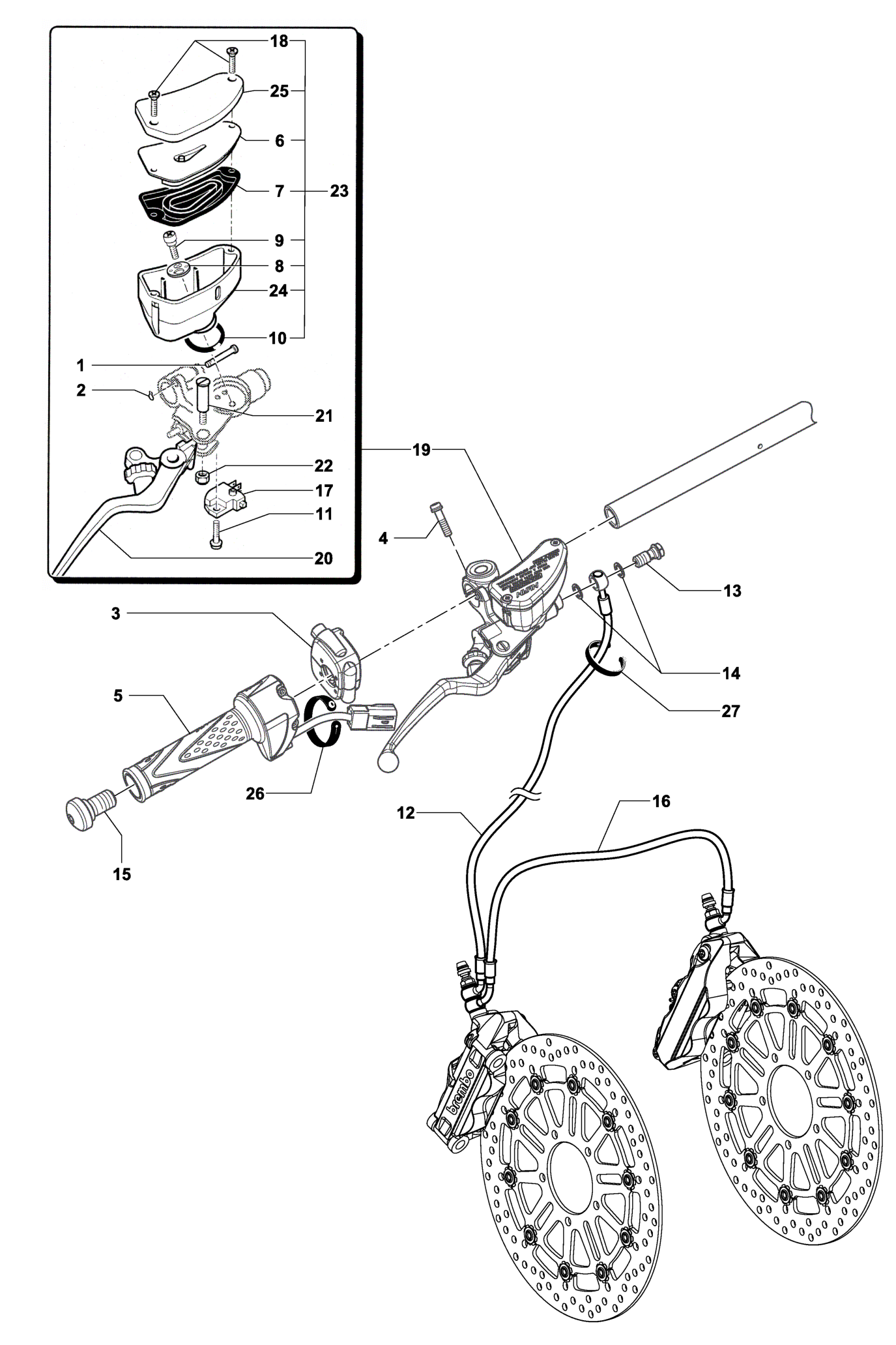 Handlebar Assembly Right


