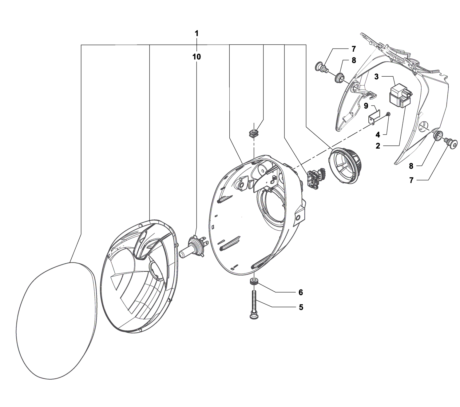 Headlight Components


